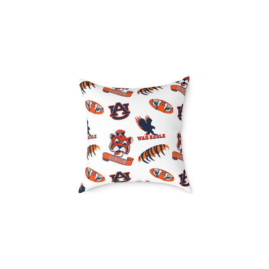 Auburn Tigers Square Canvas Pillow, College Decor, Sports Team Gift, Home Accent, Fan Merchandise, Game Day Essentials