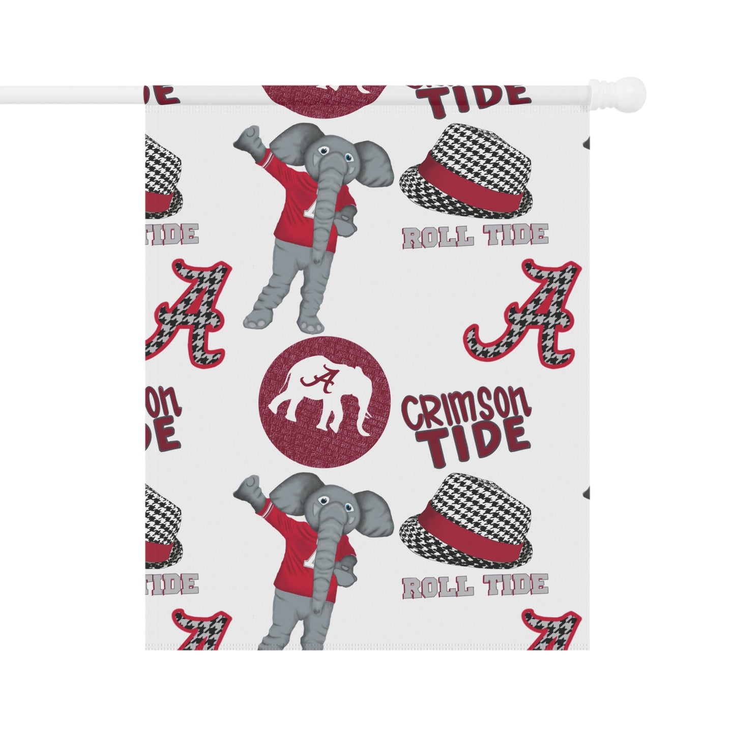 Alabama Crimson Tide Garden Banner, Decorative Outdoor Flag, College Team Spirit Decor, Perfect for Game Day