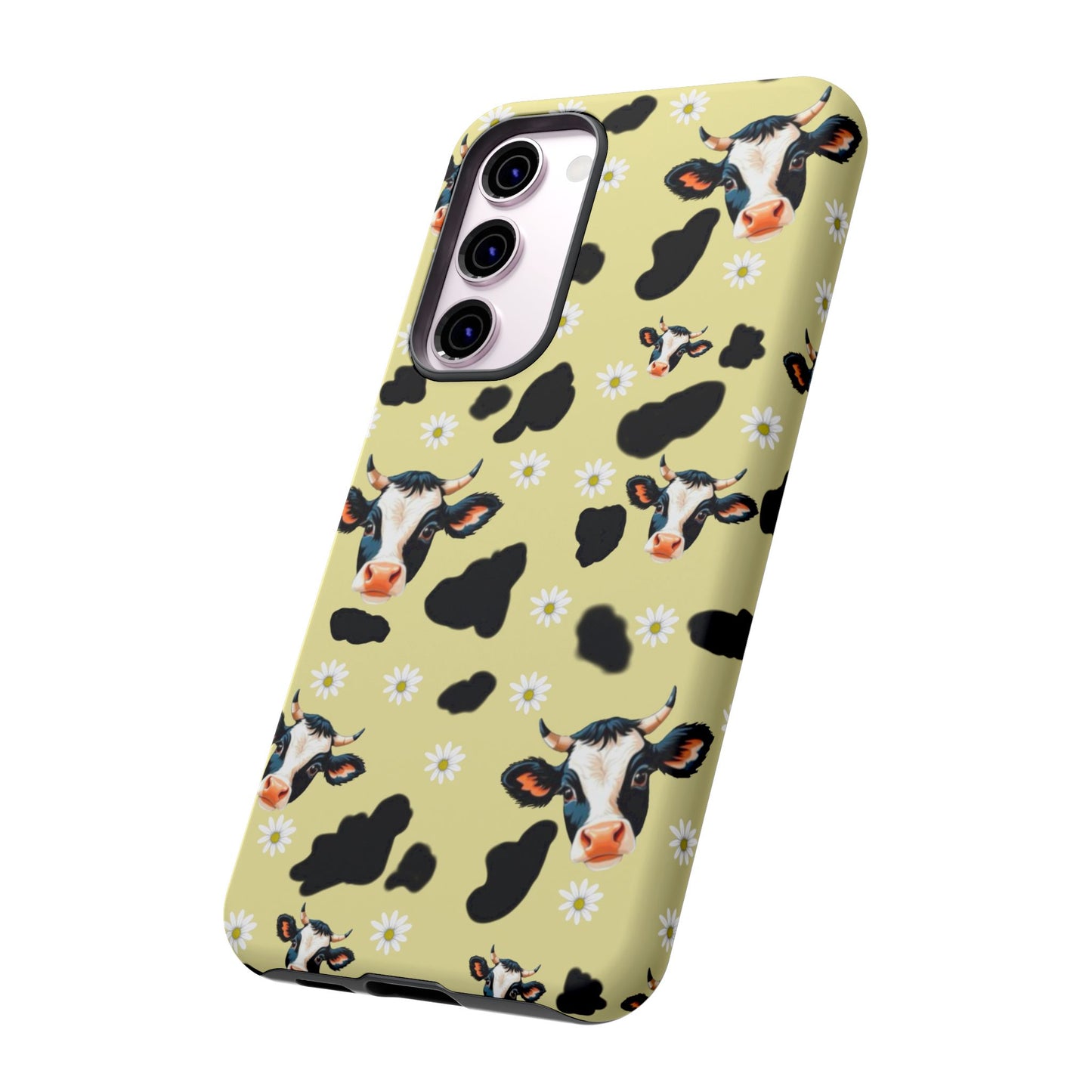Cow Print Phone Case - Cute Protection for Animal Lovers, Gift for Farmhouse Decor, Cheerful Cow Design