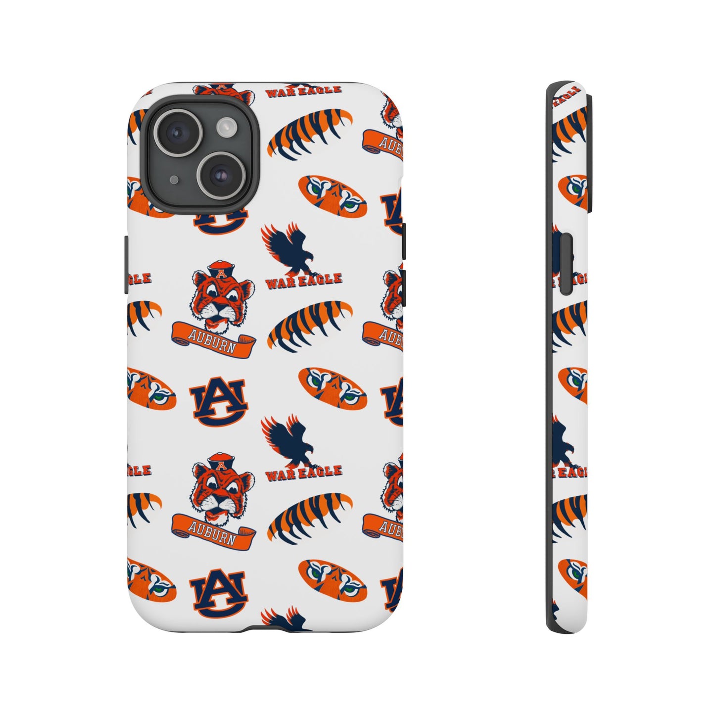 Auburn Fan Phone Case, Sports Team Accessory, Gift for Auburn Fans, Durable Cover, College Game Day