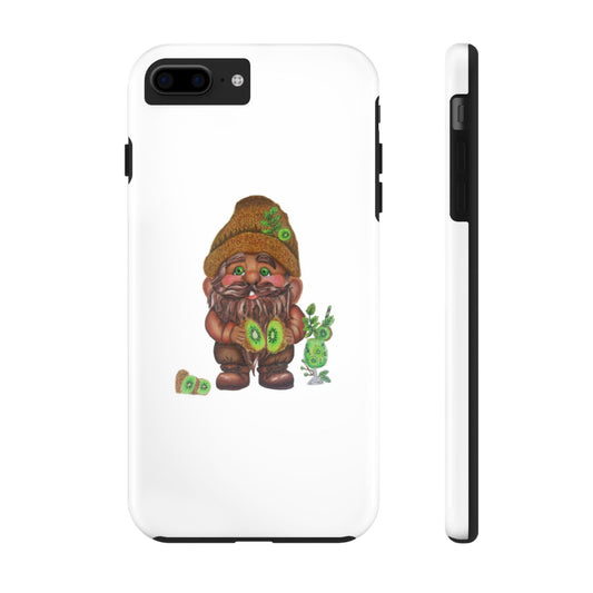 Funny Kiwi Gnome Phone Cases, Phone Covers for Gnome Lovers, Cute Gift for Gardeners, Unique Tech Accessories, Holiday Gifts