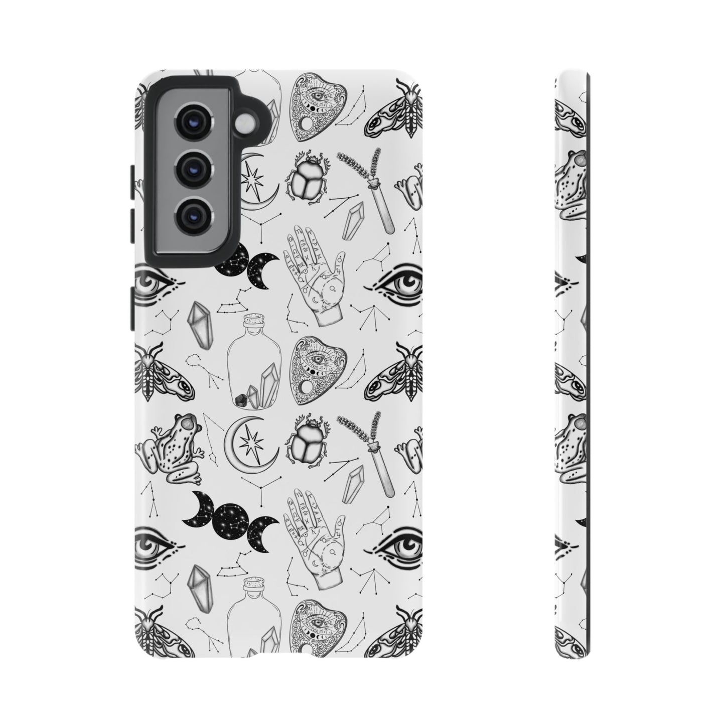 Mystical Phone Case | Boho Aesthetic Cover, Witchy Gift, Crystal Art Protection, Astrology Decor, Unique Cell Phone Skins