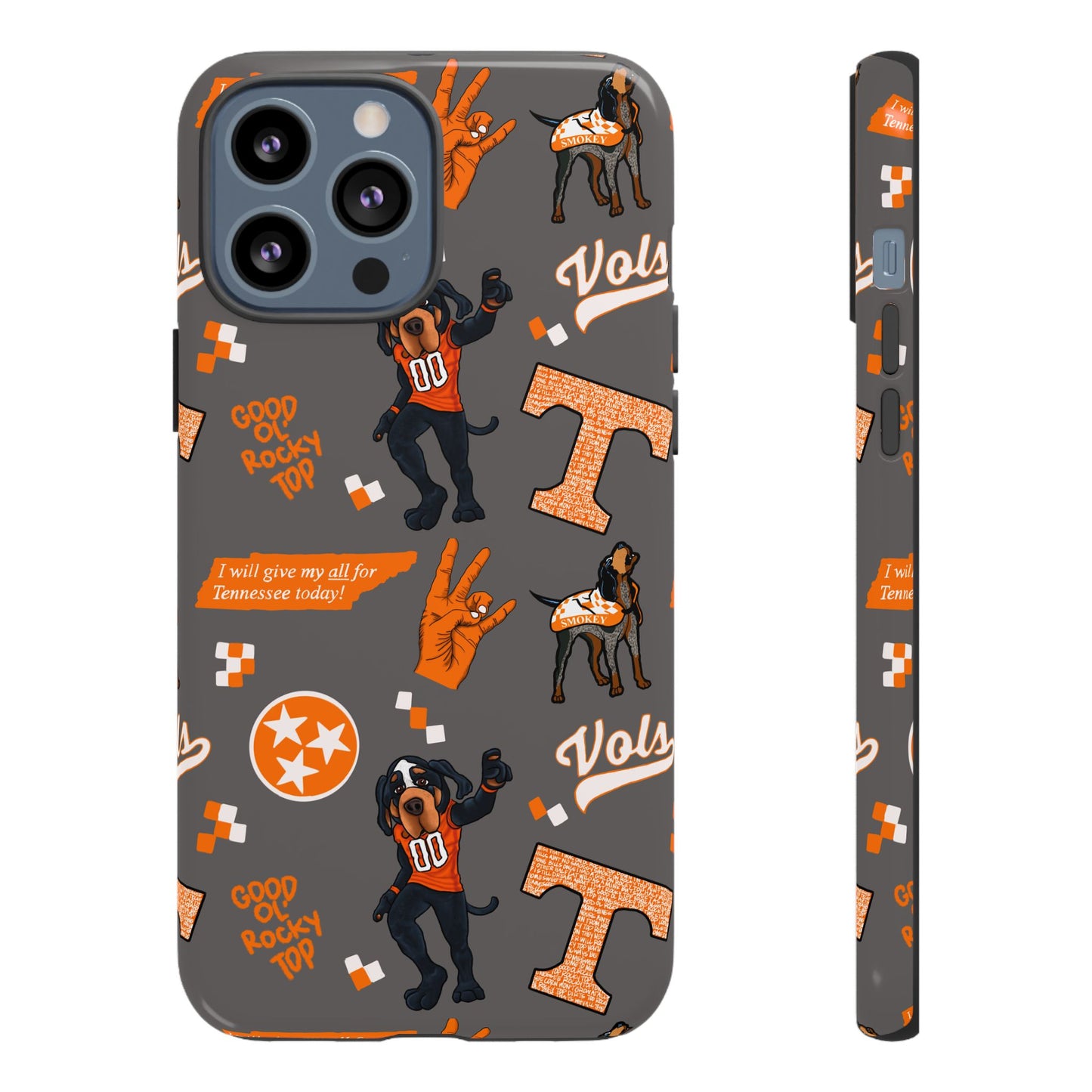 Tough Cases - Tennessee Fan Phone Case, Sports Team Accessory, Gift for Volunteers Fans, Durable Cover, College Game Day