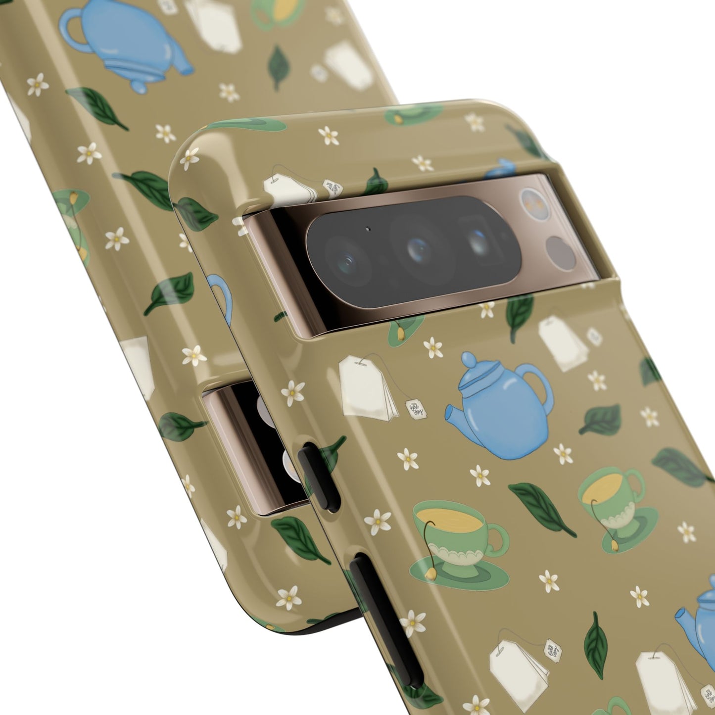 Charming Teacup Phone Case, Cute Phone Cover, Gift for Tea Lovers, Vintage Style Case, Birthday Present, Unique Accessory