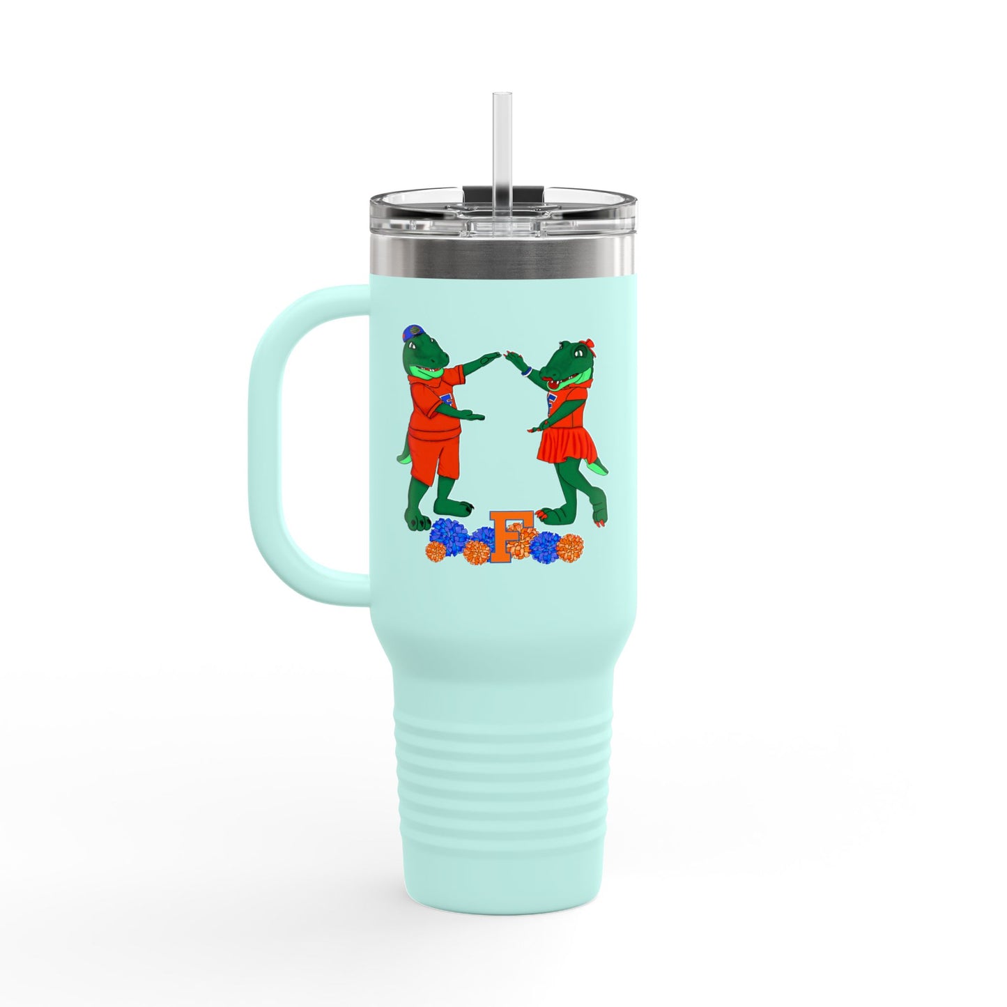Florida Gators Insulated Travel Mug for Vibrant Adventures - Fun Design, Gift Idea, Great for Camping, Road Trips, and Daily Hydration