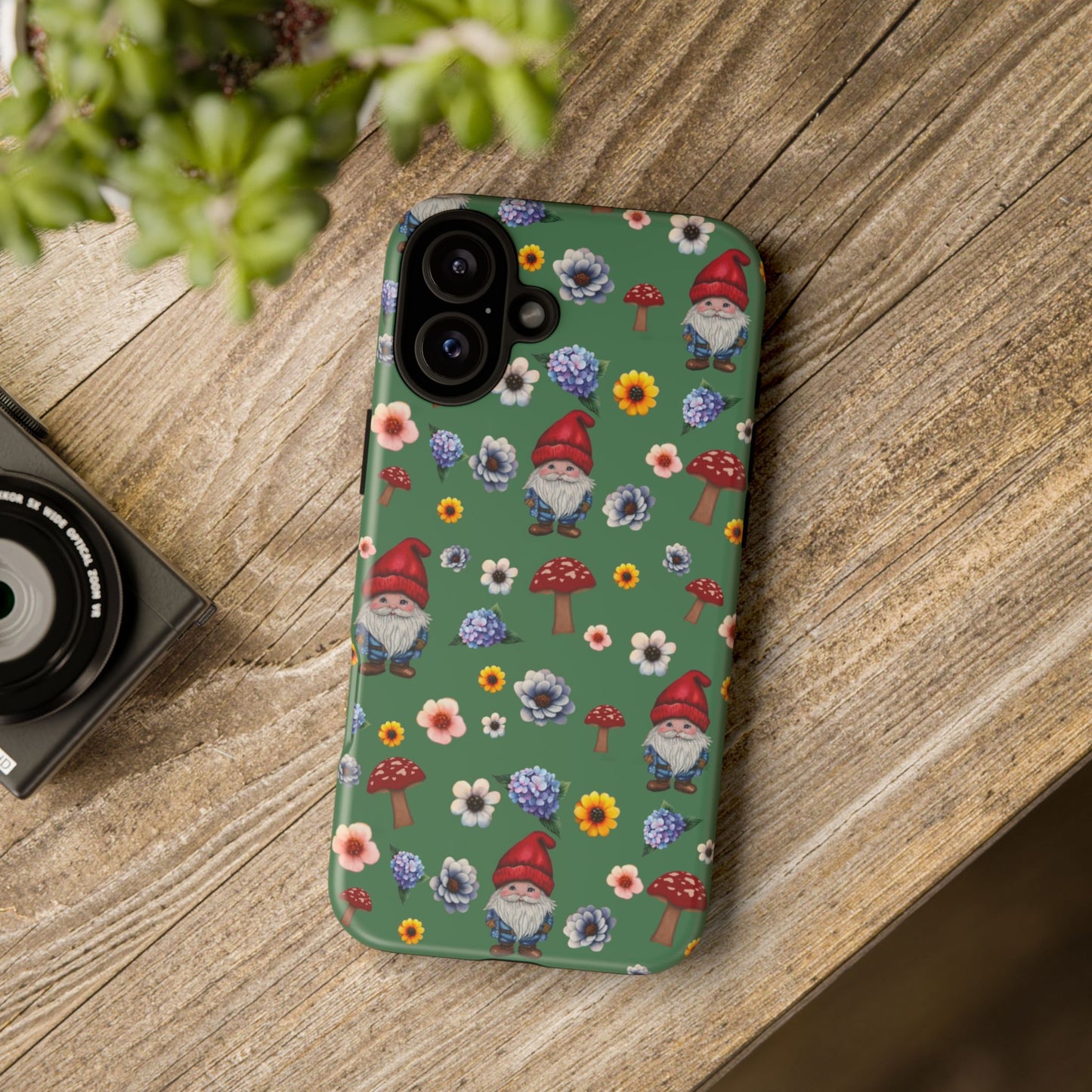 Gnome Garden Phone Case | Tough Cases for Nature Lovers | Cute Gnome Pattern | Floral & Mushroom Design | Gifts for Friends, Birthday [...]