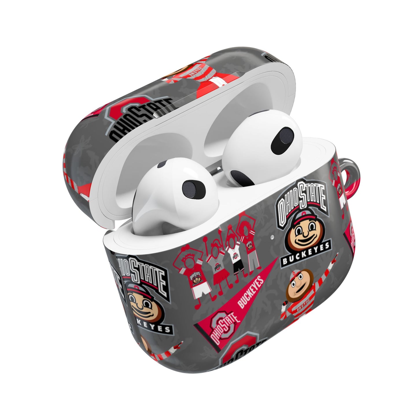 Ohio State Buckeyes AirPod Case, College Sports Accessories, Cute Gift for Students, Team Spirit Cover, Trending Tech Gear