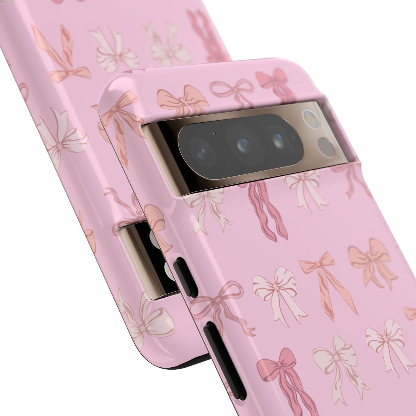 Cute Phone Case with Bow Design | Pink Aesthetic | Gifts for Her, Birthday Present, Trendy Phone Accessories, Fashionable Tech Cover