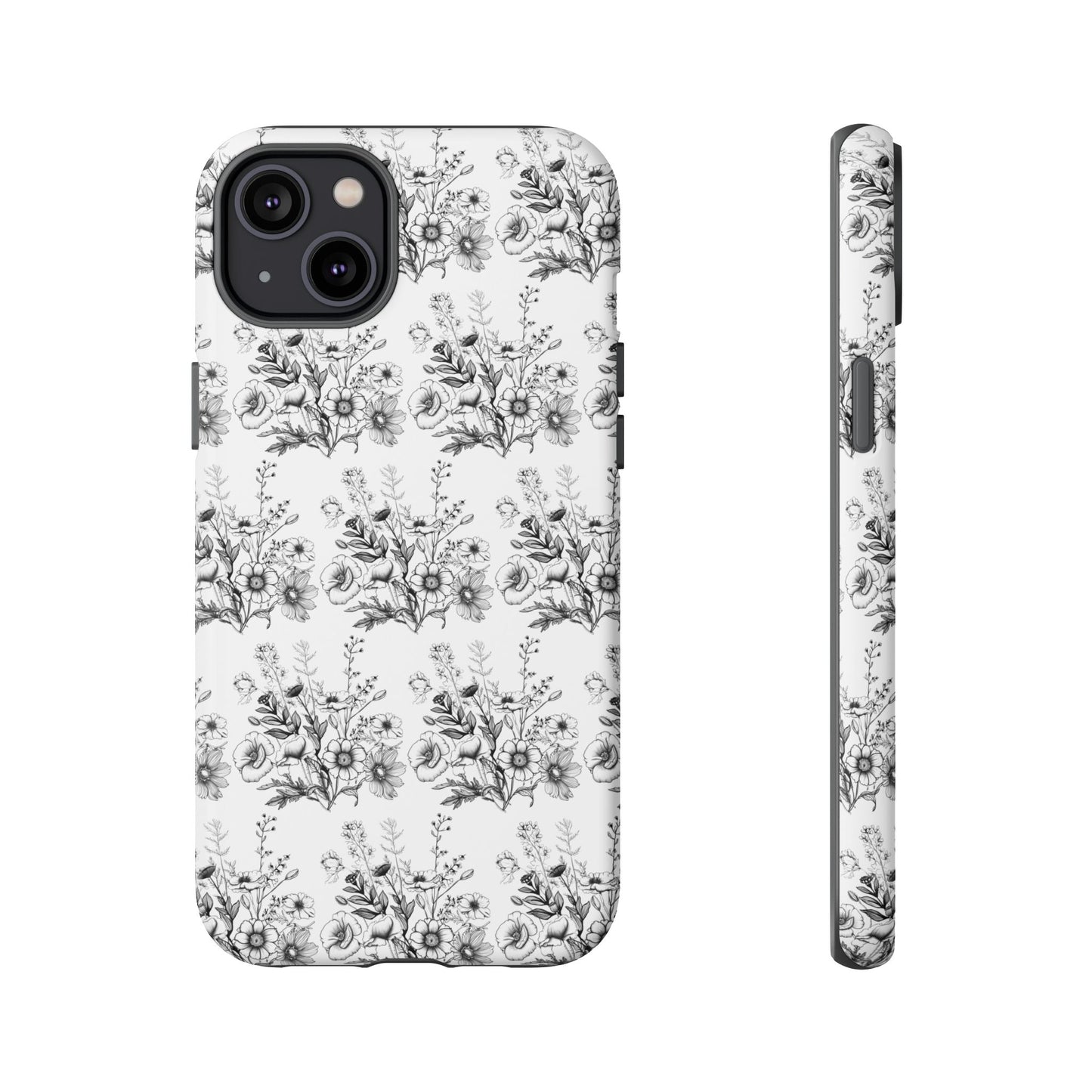 Floral Phone Case, Tough Cases with Elegant Black and White Design, Protective Cover for Fashion Lovers, Unique Gift for All [...]