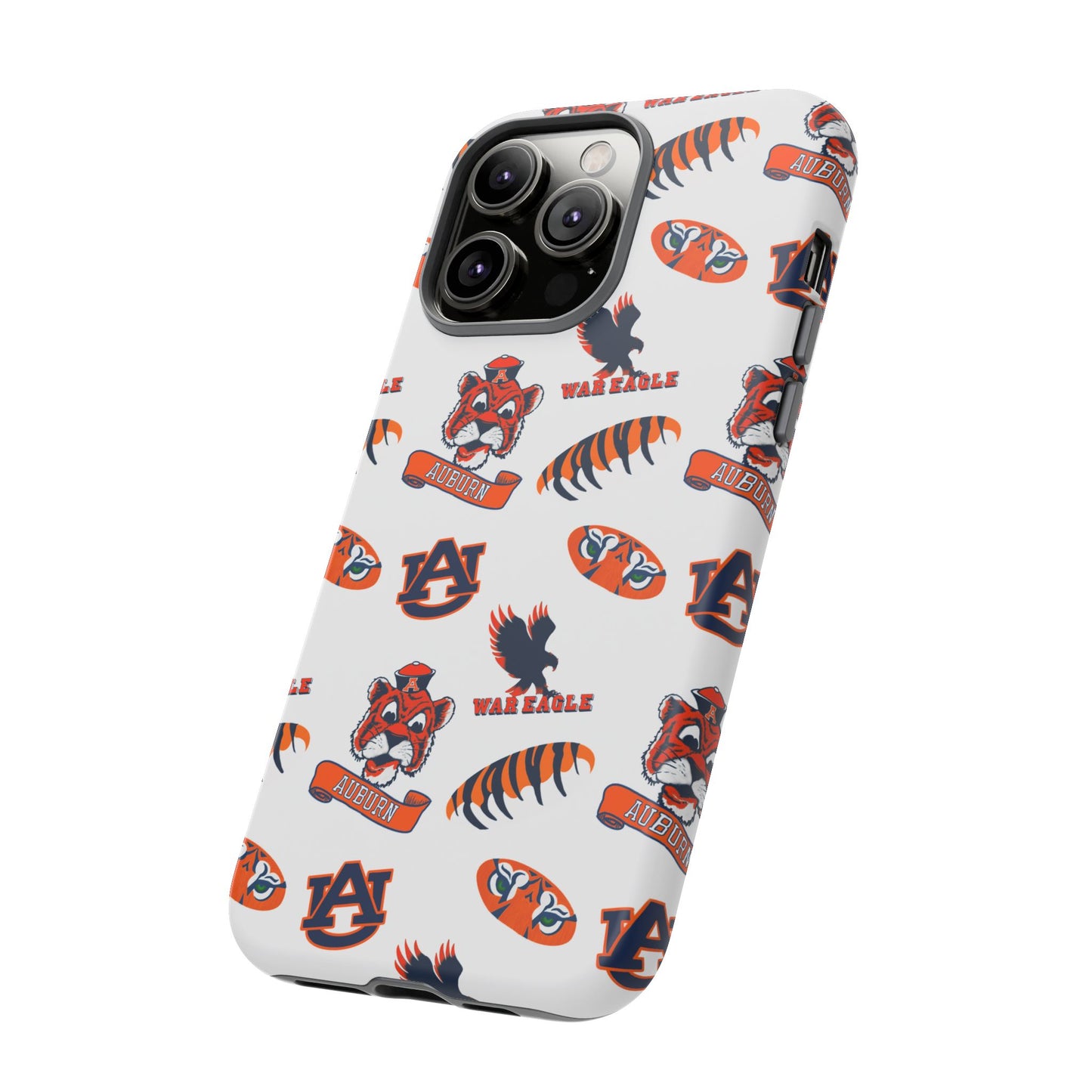 Auburn Fan Phone Case, Sports Team Accessory, Gift for Auburn Fans, Durable Cover, College Game Day