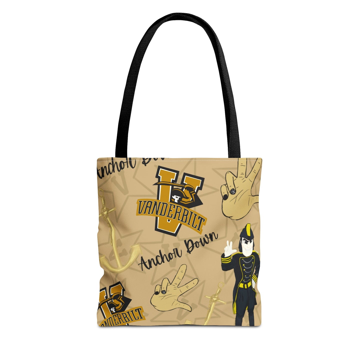 Vanderbilt Spirit Tote Bag, Functional Everyday Tote, College Merchandise, Personalized Gift, Sports Game Accessory