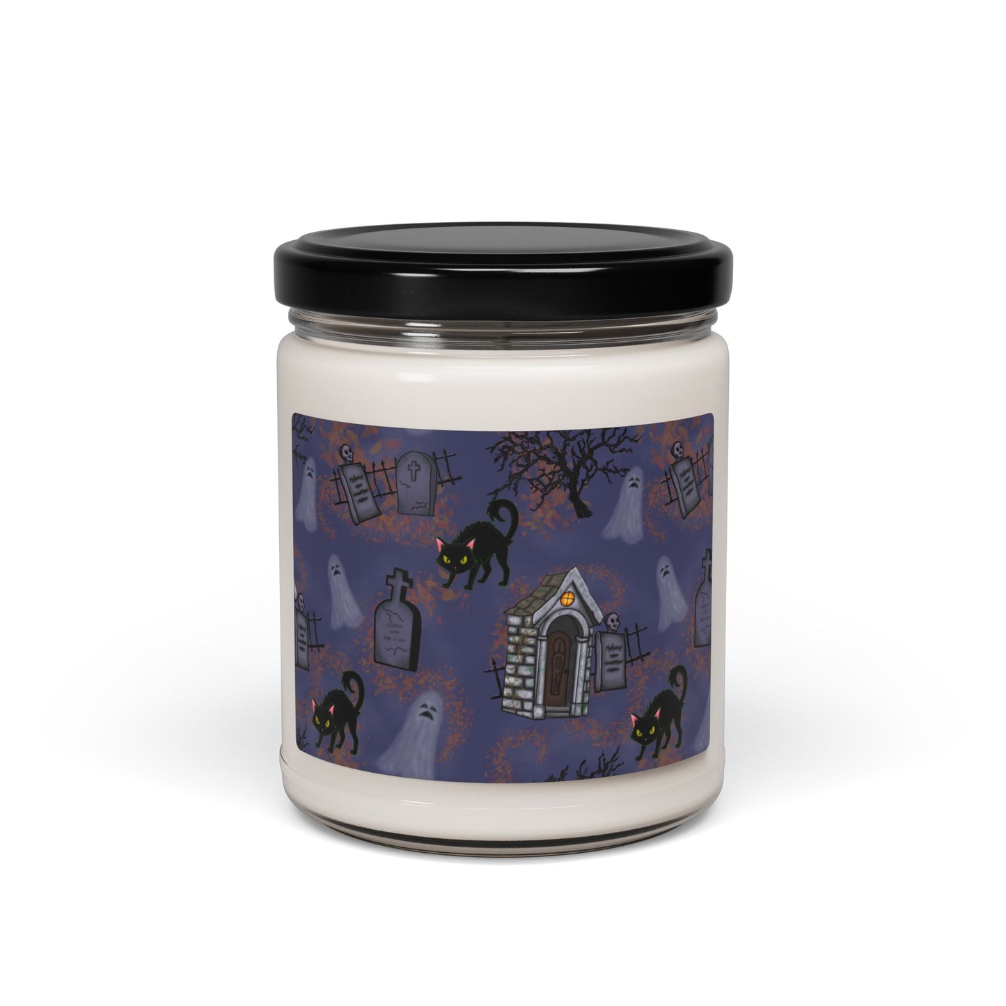Spooky Halloween Scented Candle, Perfect for Decor, Gift for Witch Lovers, Fall Home Fragrance, Haunted House Parties