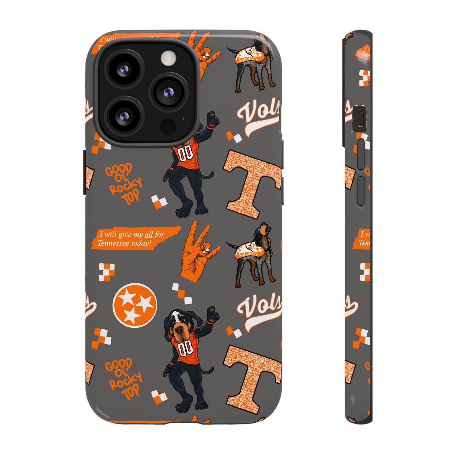 Tough Cases - Tennessee Fan Phone Case, Sports Team Accessory, Gift for Volunteers Fans, Durable Cover, College Game Day