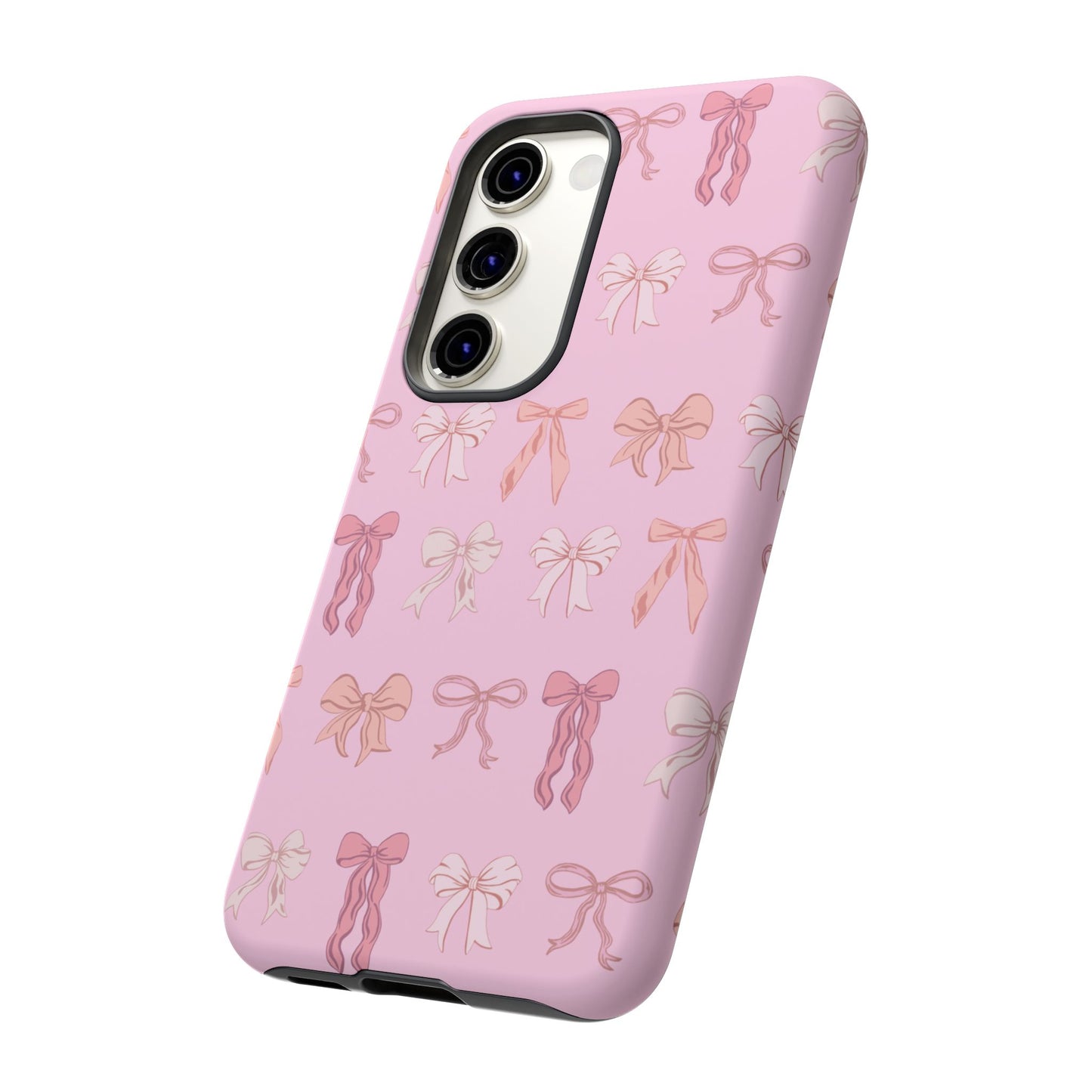 Cute Phone Case with Bow Design | Pink Aesthetic | Gifts for Her, Birthday Present, Trendy Phone Accessories, Fashionable Tech Cover