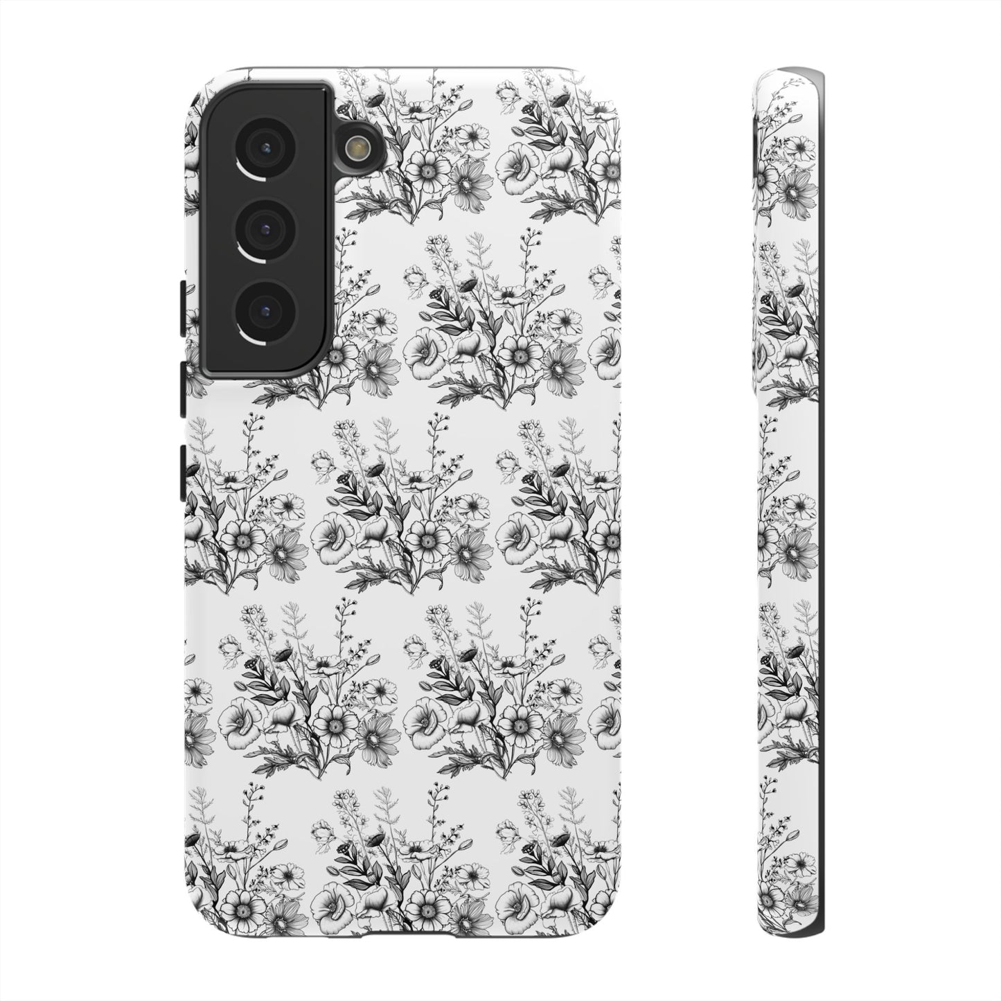 Floral Phone Case, Tough Cases with Elegant Black and White Design, Protective Cover for Fashion Lovers, Unique Gift for All [...]