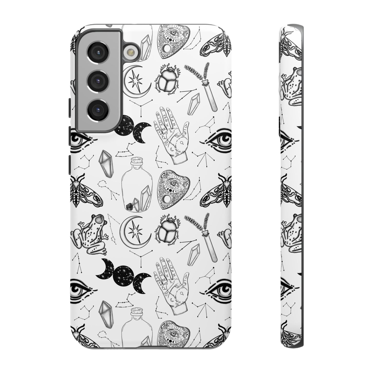 Mystical Phone Case | Boho Aesthetic Cover, Witchy Gift, Crystal Art Protection, Astrology Decor, Unique Cell Phone Skins