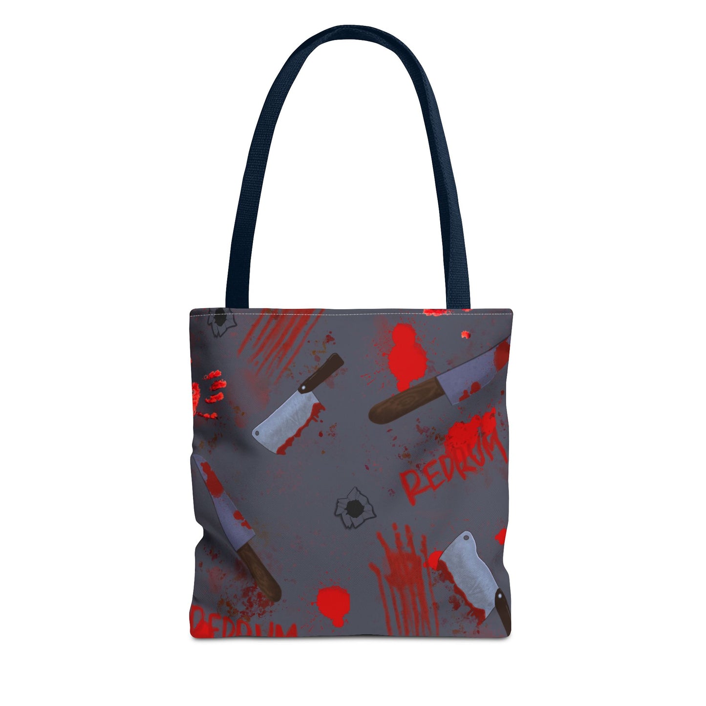 Gory Tote Bag with Redrum Design, Horror Aesthetic Bag, Perfect for Halloween, Gift for Horror Fans, Unique Movie-Inspired Accessory