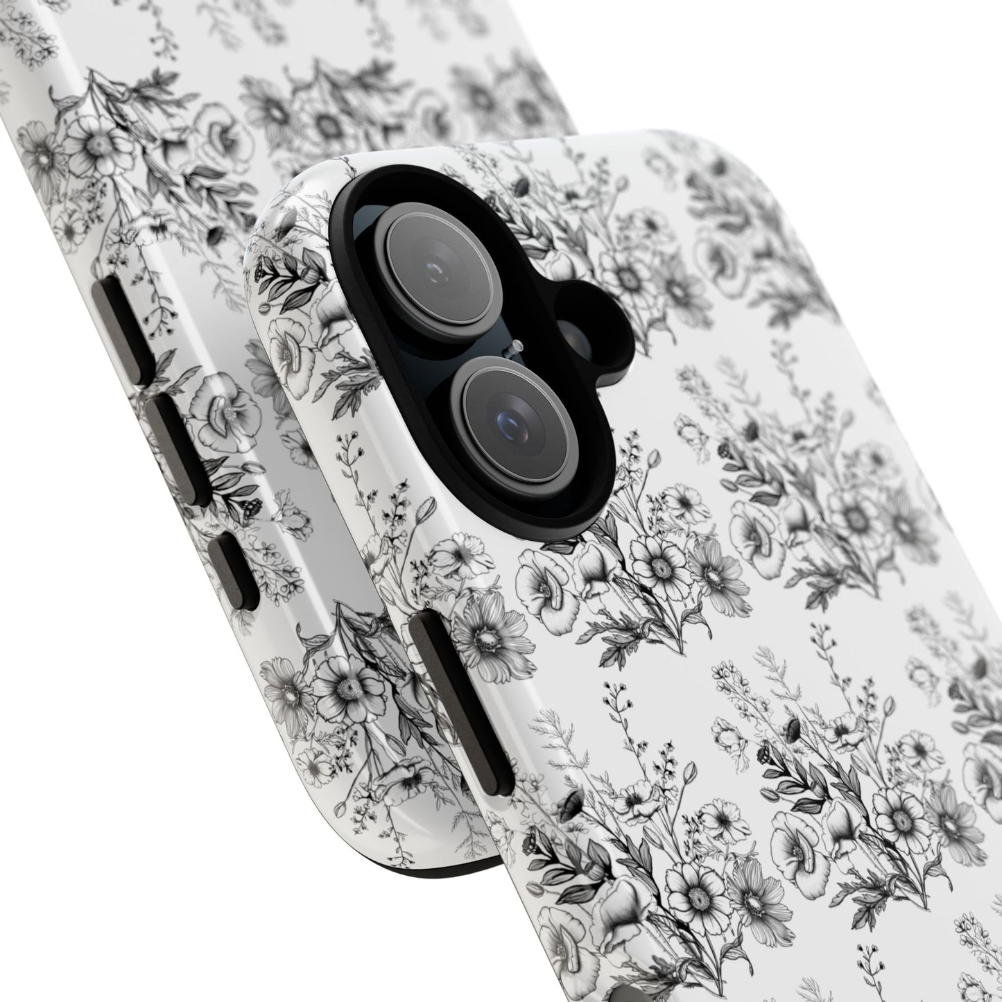 Floral Phone Case, Tough Cases with Elegant Black and White Design, Protective Cover for Fashion Lovers, Unique Gift for All [...]