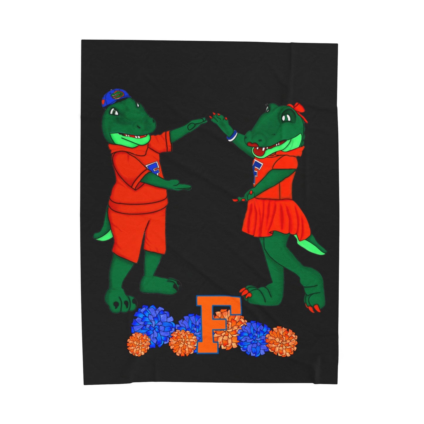 Florida Gators Velveteen Plush Blanket - Perfect for Game Day, Dorm Decor, Gift, Home Essentials, Soft Throw