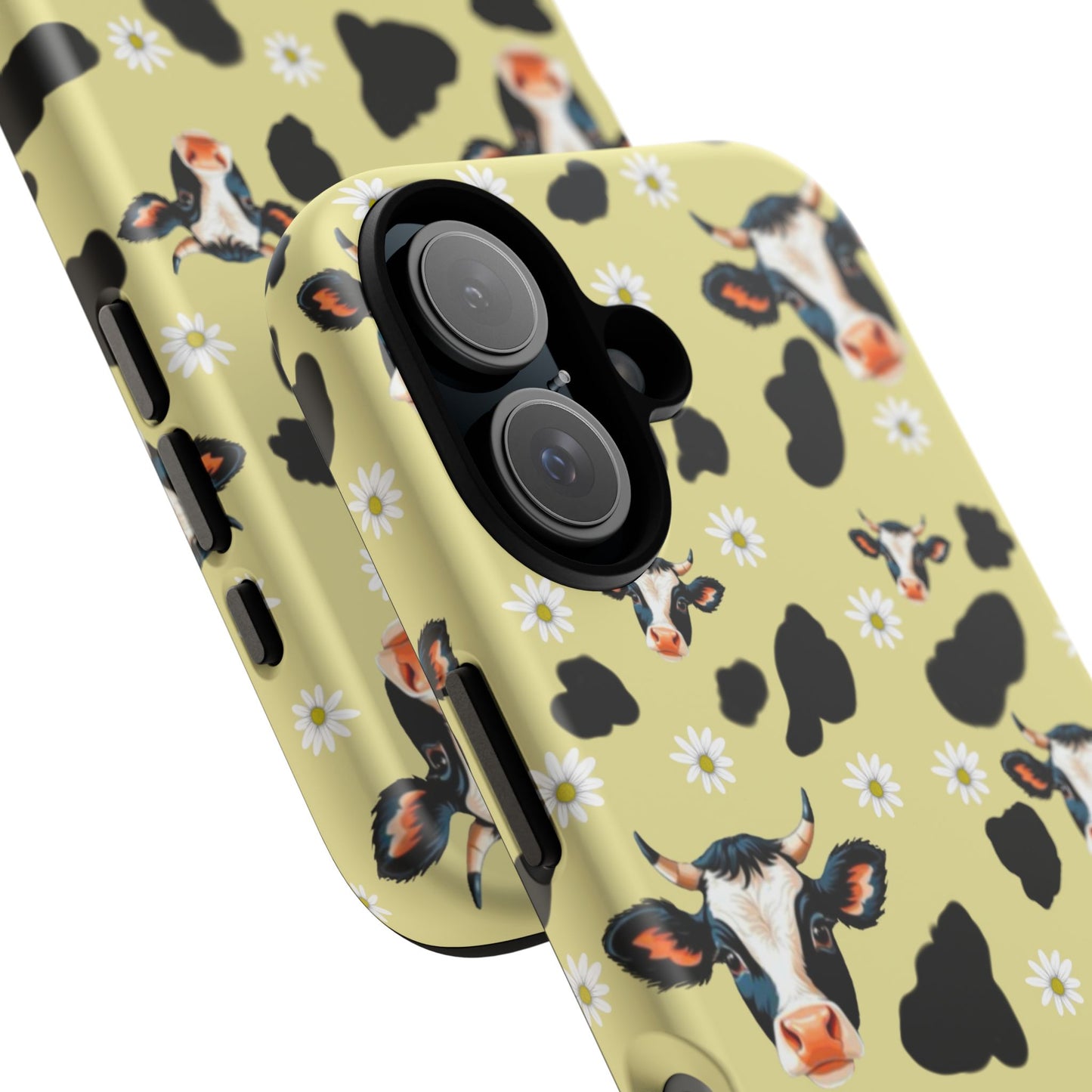 Cow Print Phone Case - Cute Protection for Animal Lovers, Gift for Farmhouse Decor, Cheerful Cow Design