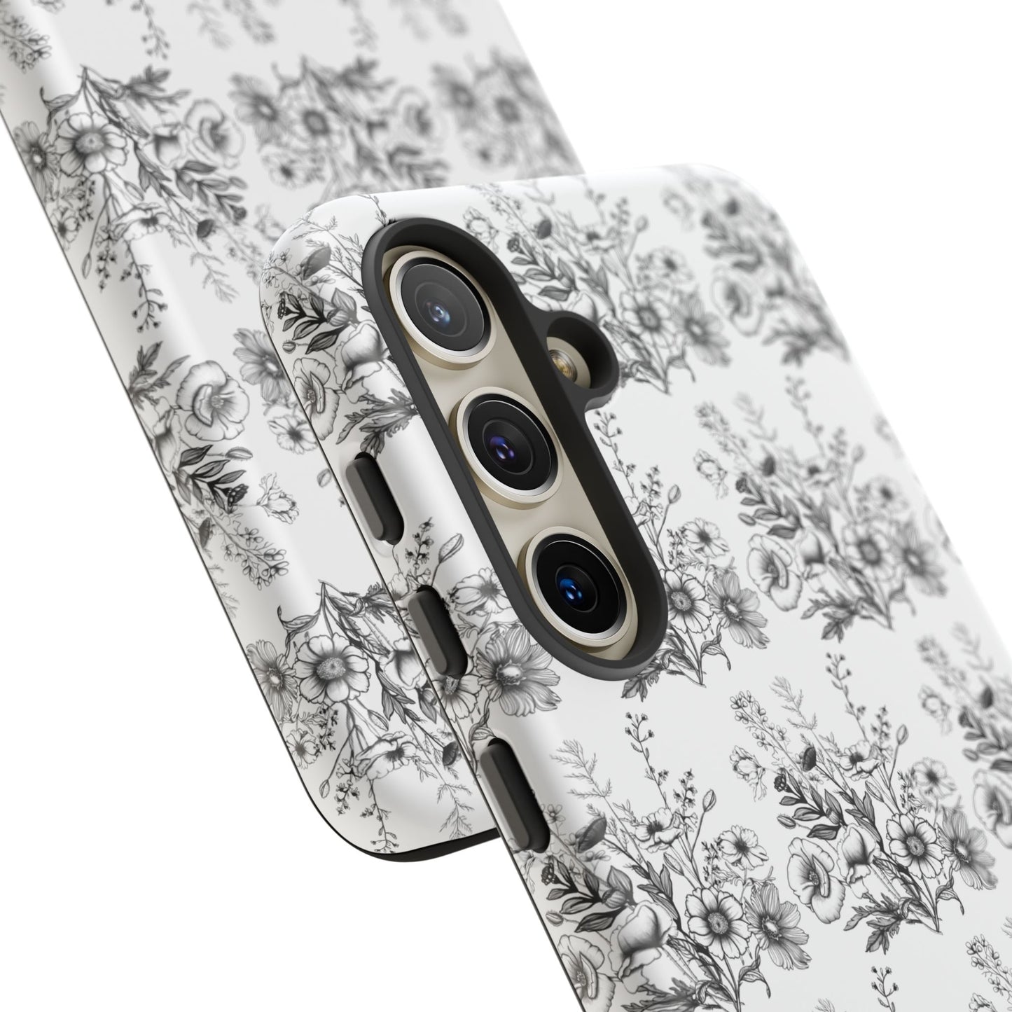 Floral Phone Case, Tough Cases with Elegant Black and White Design, Protective Cover for Fashion Lovers, Unique Gift for All [...]