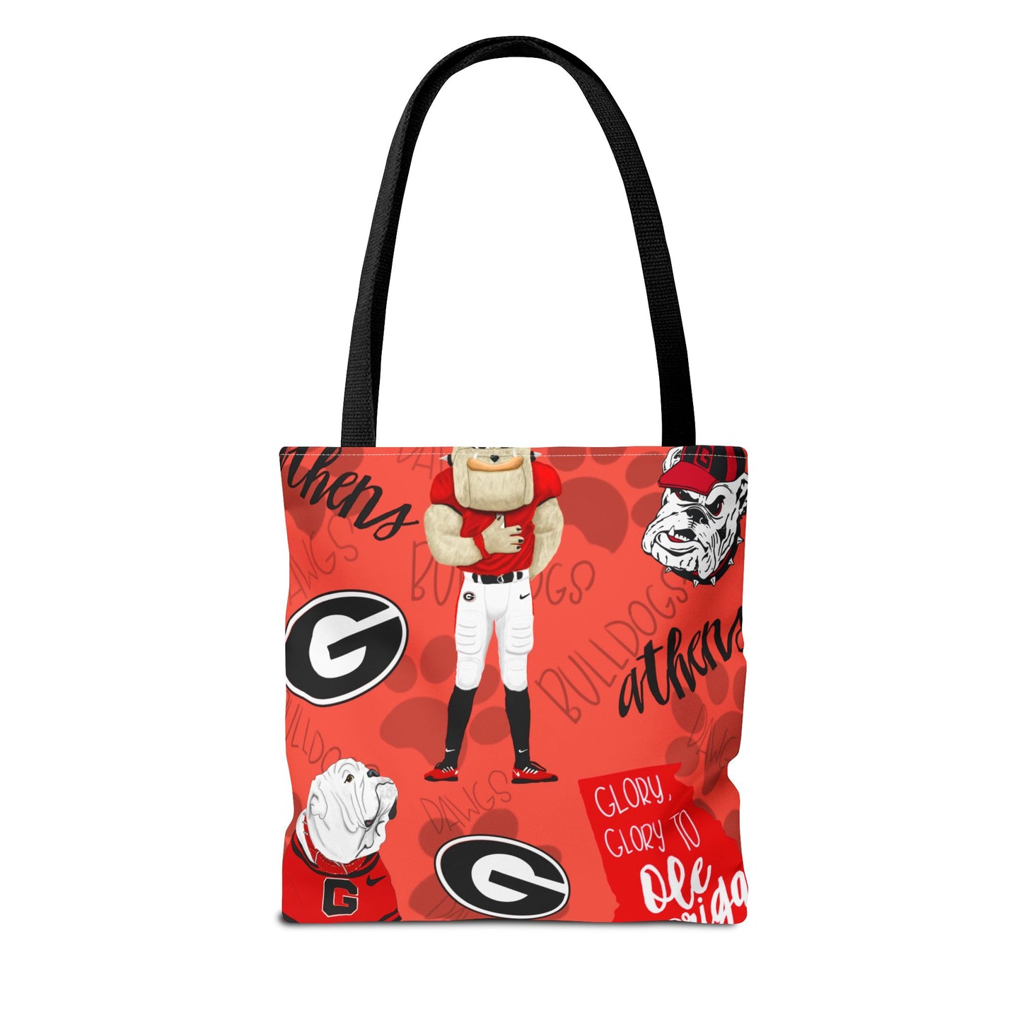 Georgia Bulldogs Tote Bag - Sporty, Cheerful, College Vibe, Perfect for Game Days, Fans, School Spirit, Lightweight, Versatile