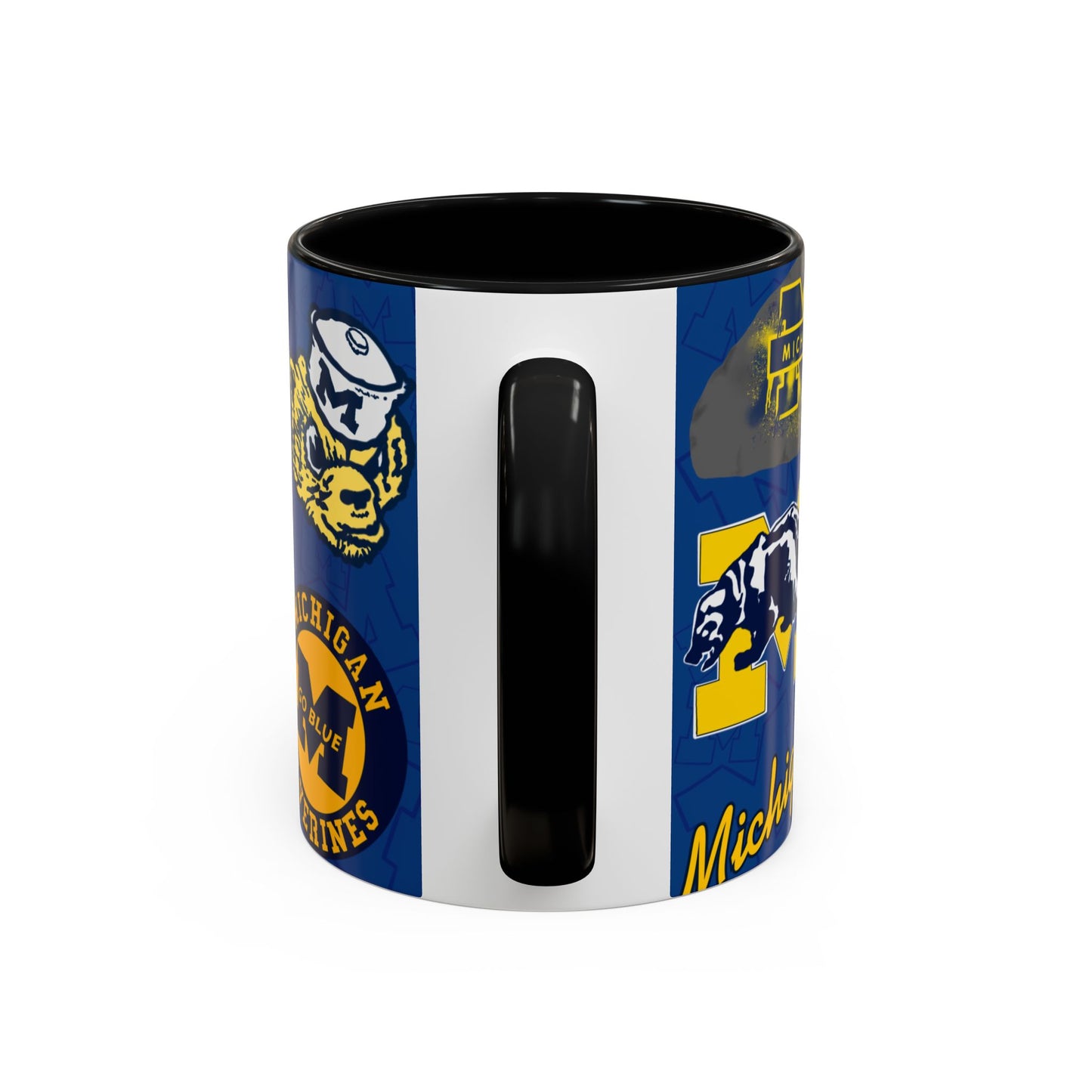 Michigan Wolverines Accent Coffee Mug - Perfect for Game Day, Fan Gift, Coffee Lovers, Sports Decor, College Spirit