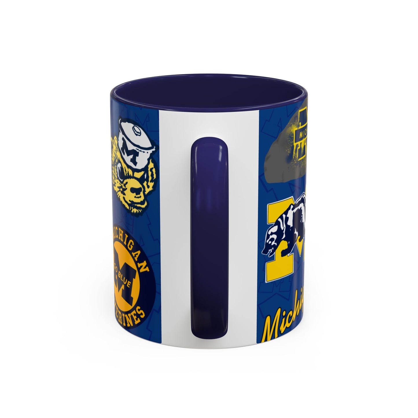Michigan Wolverines Accent Coffee Mug - Perfect for Game Day, Fan Gift, Coffee Lovers, Sports Decor, College Spirit