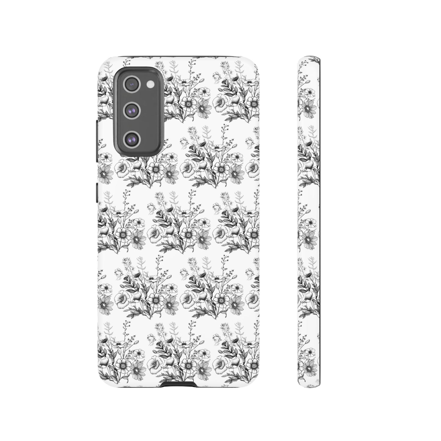 Floral Phone Case, Tough Cases with Elegant Black and White Design, Protective Cover for Fashion Lovers, Unique Gift for All [...]