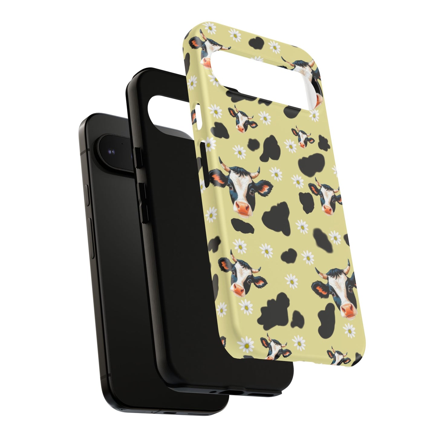 Cow Print Phone Case - Cute Protection for Animal Lovers, Gift for Farmhouse Decor, Cheerful Cow Design