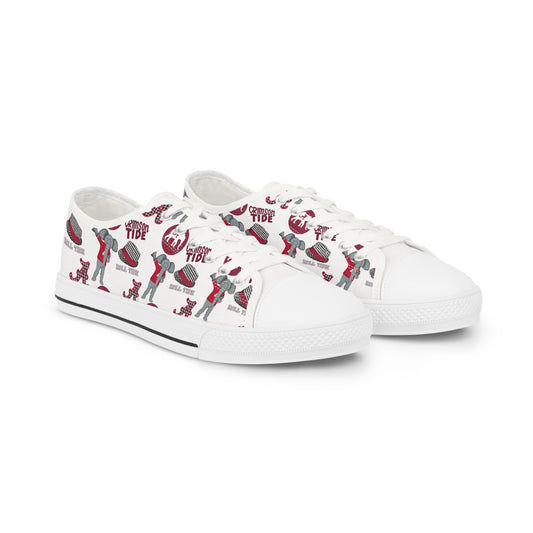 Men's Alabama Low Top Sneakers | Trendy Casual Shoes for Everyday Fashion, Gift for Him, Unique Footwear, Cool Sneakers, Custom Style