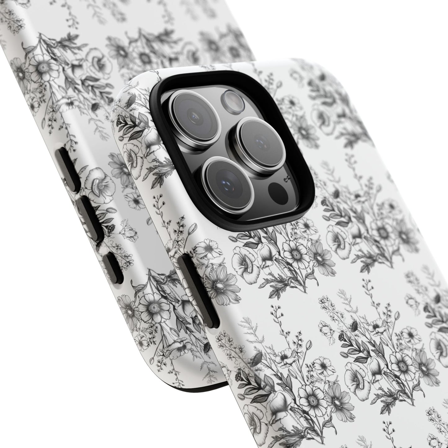 Floral Phone Case, Tough Cases with Elegant Black and White Design, Protective Cover for Fashion Lovers, Unique Gift for All [...]