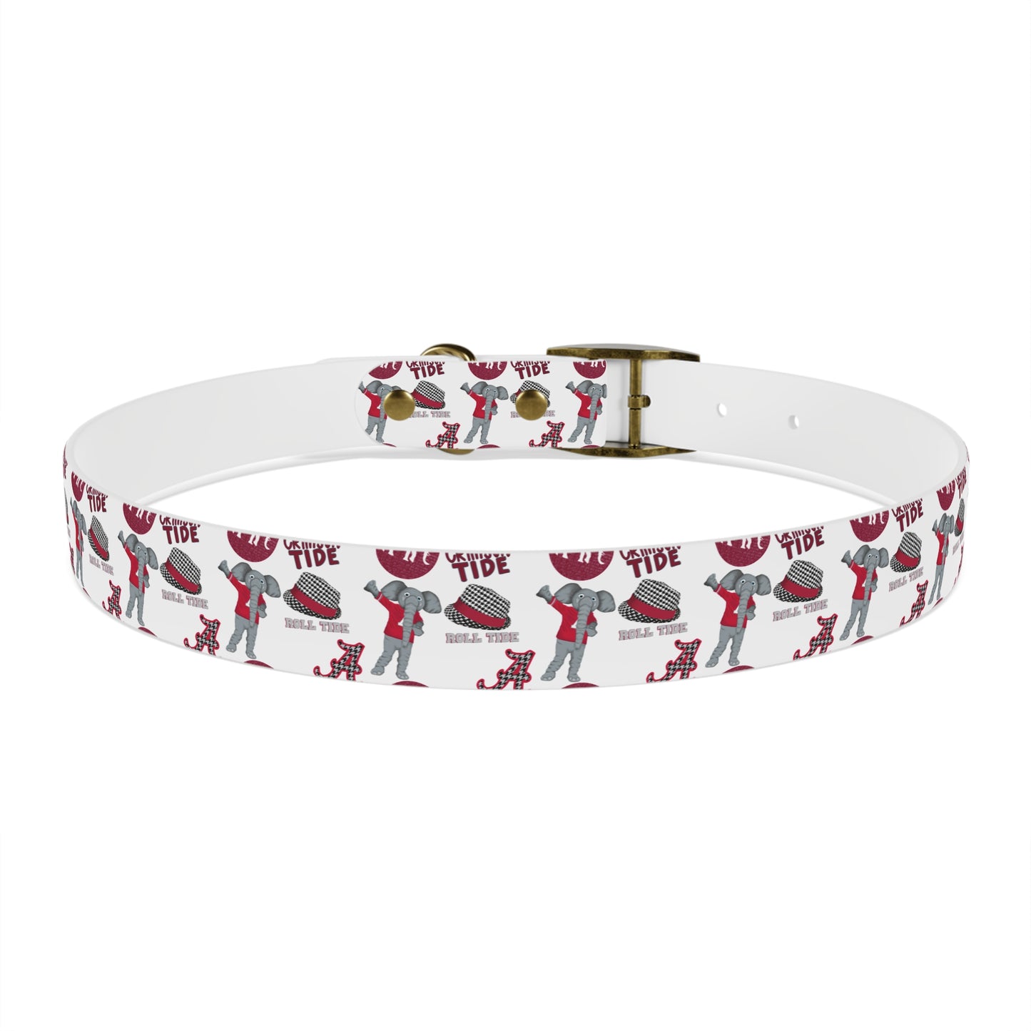 Alabama Crimson Tide Dog Collar - Pet Accessory, Dog Lover Gift, Sports Team Collar, Custom Dog Gear, Football Fan Merchandise