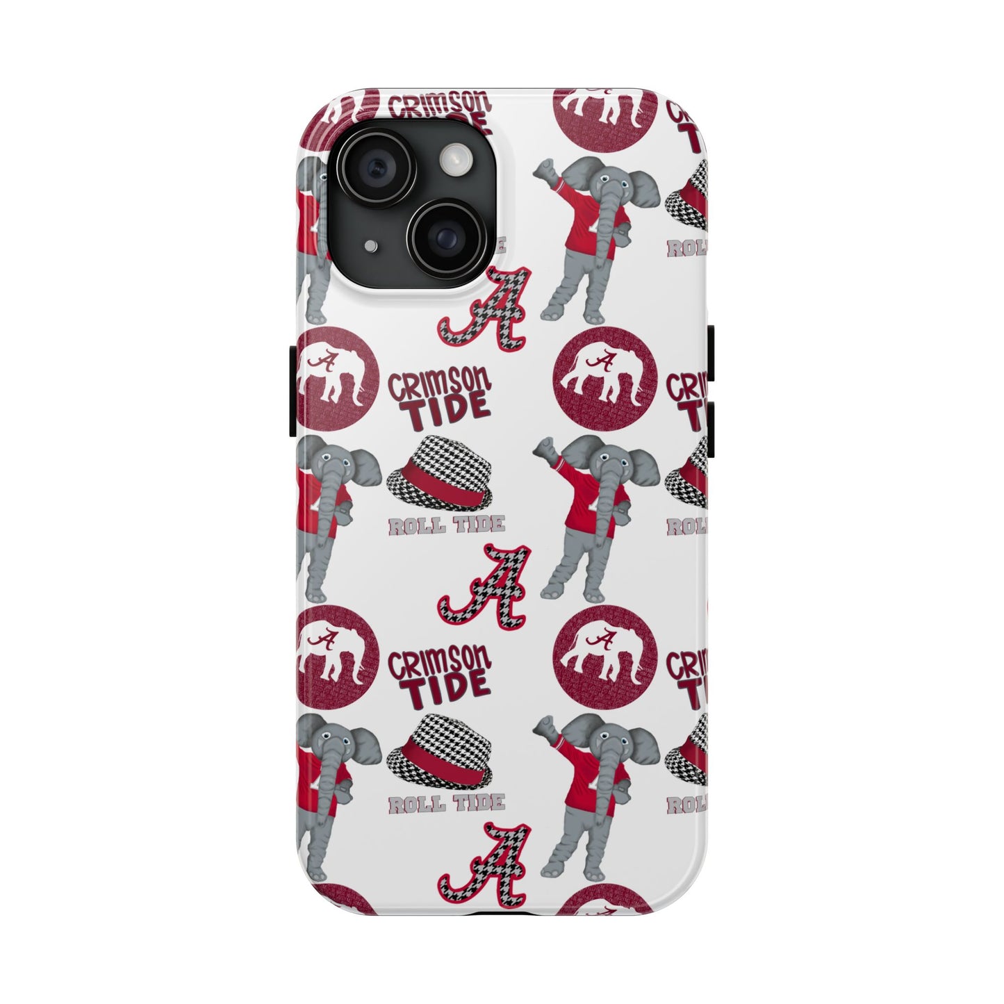 Alabama Crimson Tide Phone Case - Tough, Durable, Elephant Design, Sports Fan Accessories, College Team Gift, Graduation Presents