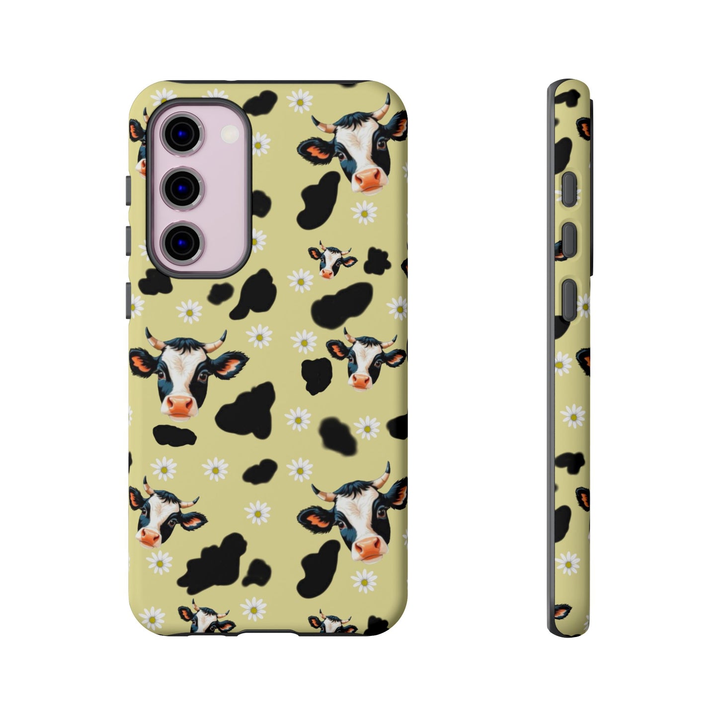 Cow Print Phone Case - Cute Protection for Animal Lovers, Gift for Farmhouse Decor, Cheerful Cow Design