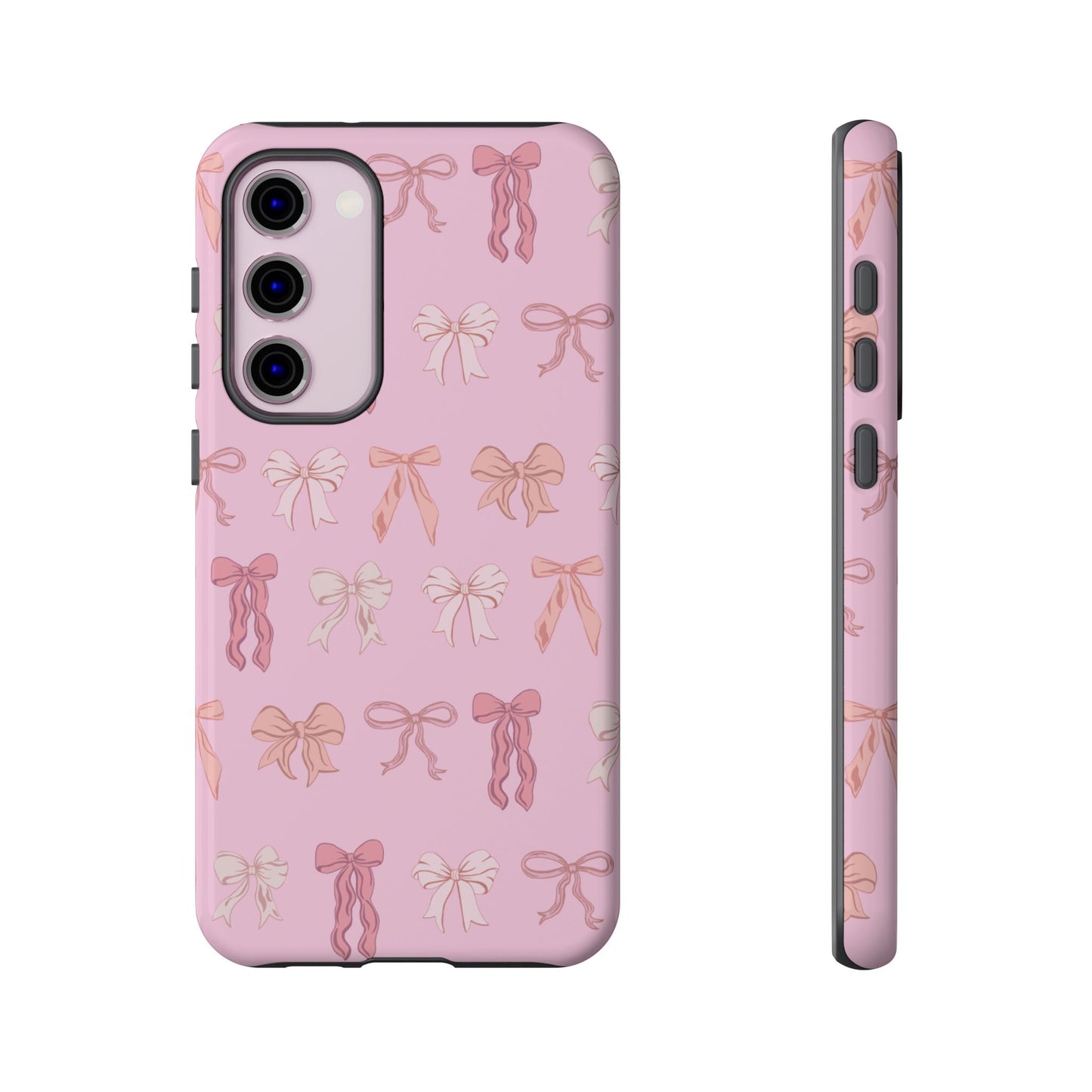 Cute Phone Case with Bow Design | Pink Aesthetic | Gifts for Her, Birthday Present, Trendy Phone Accessories, Fashionable Tech Cover