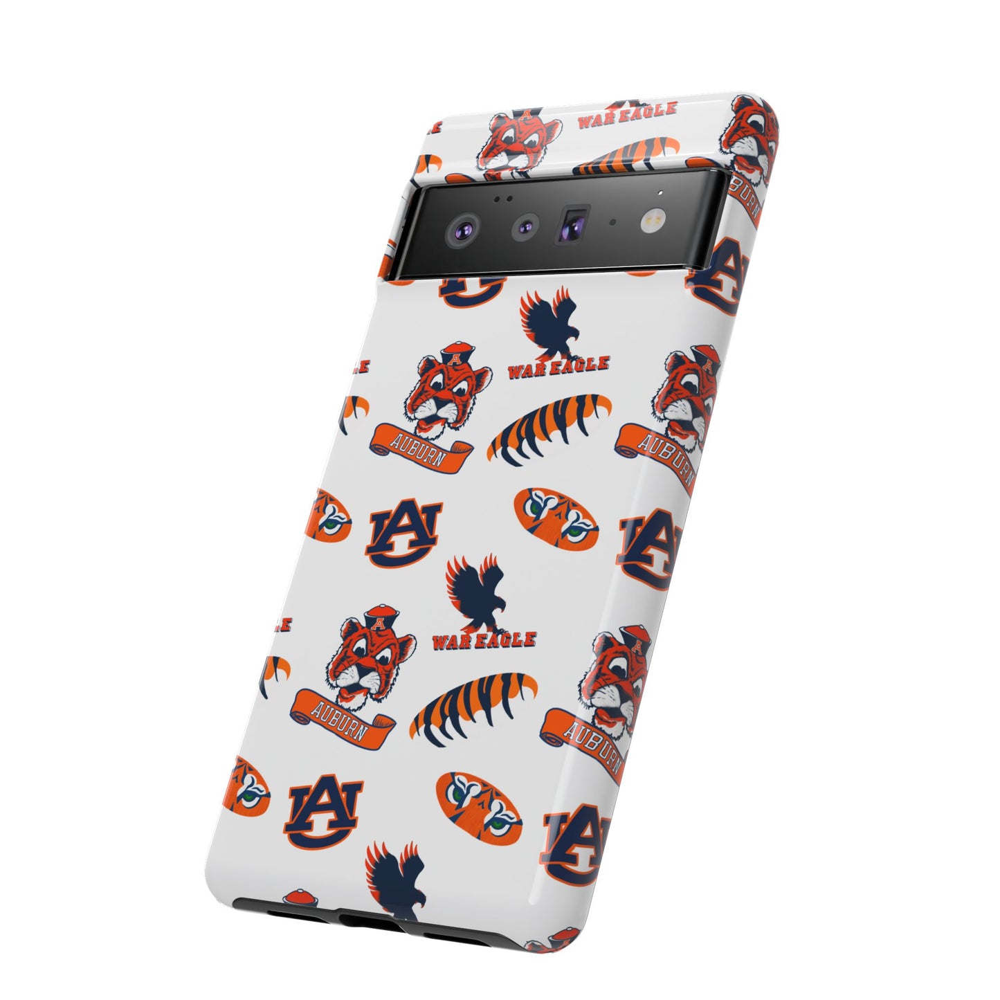 Auburn Fan Phone Case, Sports Team Accessory, Gift for Auburn Fans, Durable Cover, College Game Day