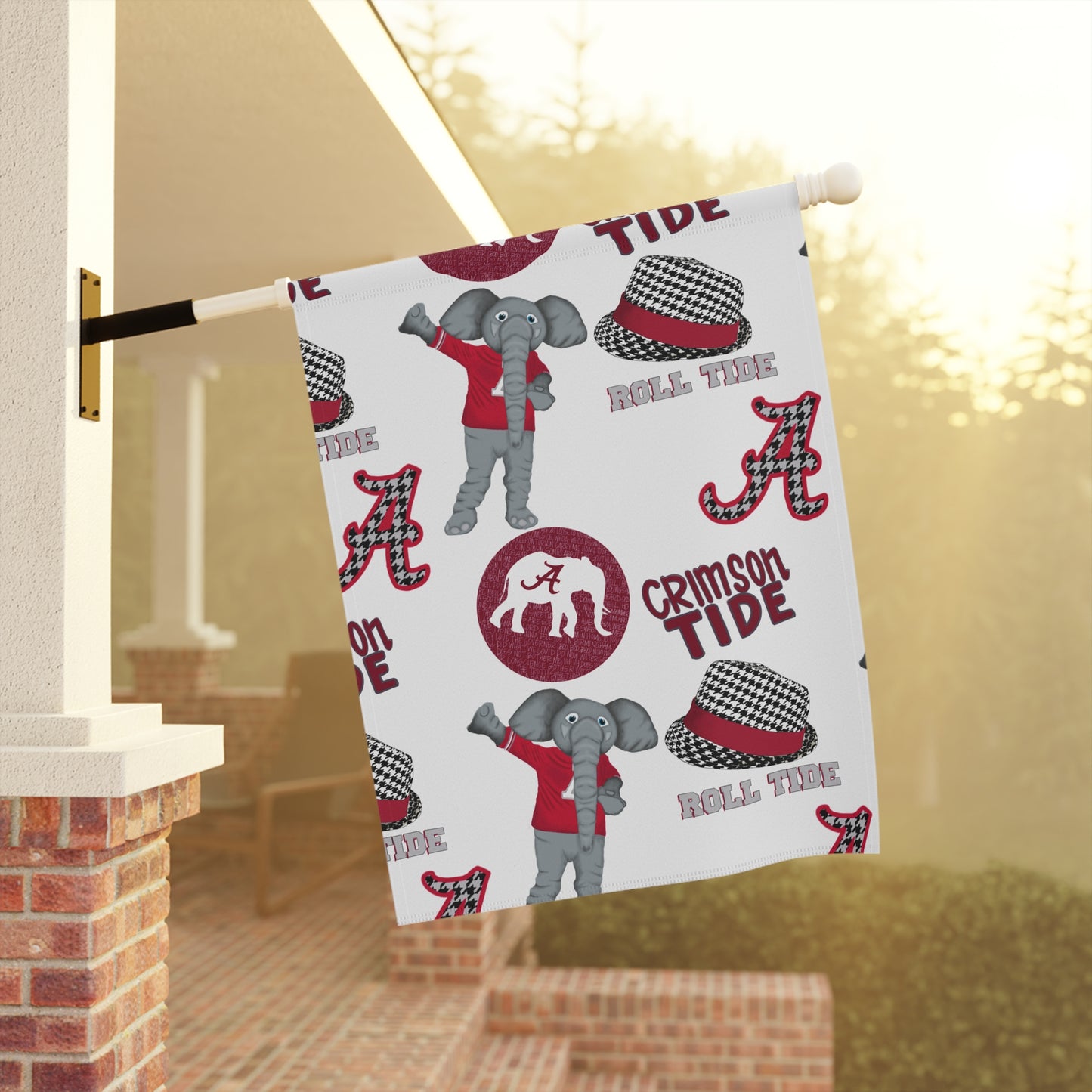 Alabama Crimson Tide Garden Banner, Decorative Outdoor Flag, College Team Spirit Decor, Perfect for Game Day