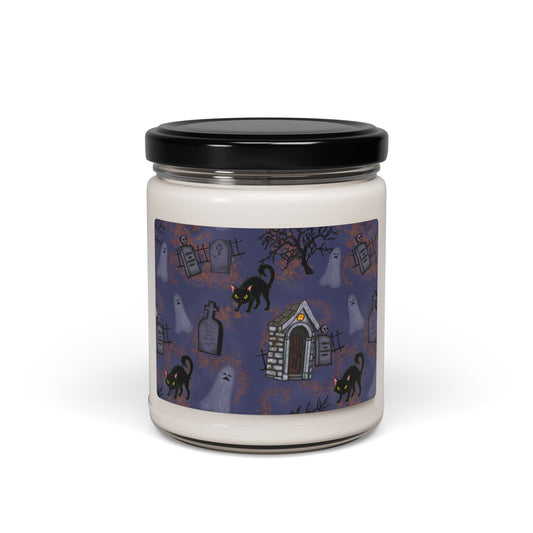 Spooky Halloween Scented Candle, Perfect for Decor, Gift for Witch Lovers, Fall Home Fragrance, Haunted House Parties