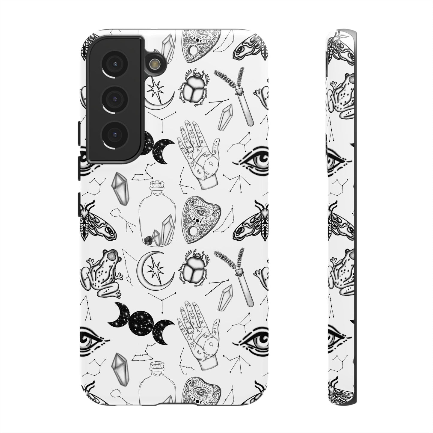 Mystical Phone Case | Boho Aesthetic Cover, Witchy Gift, Crystal Art Protection, Astrology Decor, Unique Cell Phone Skins