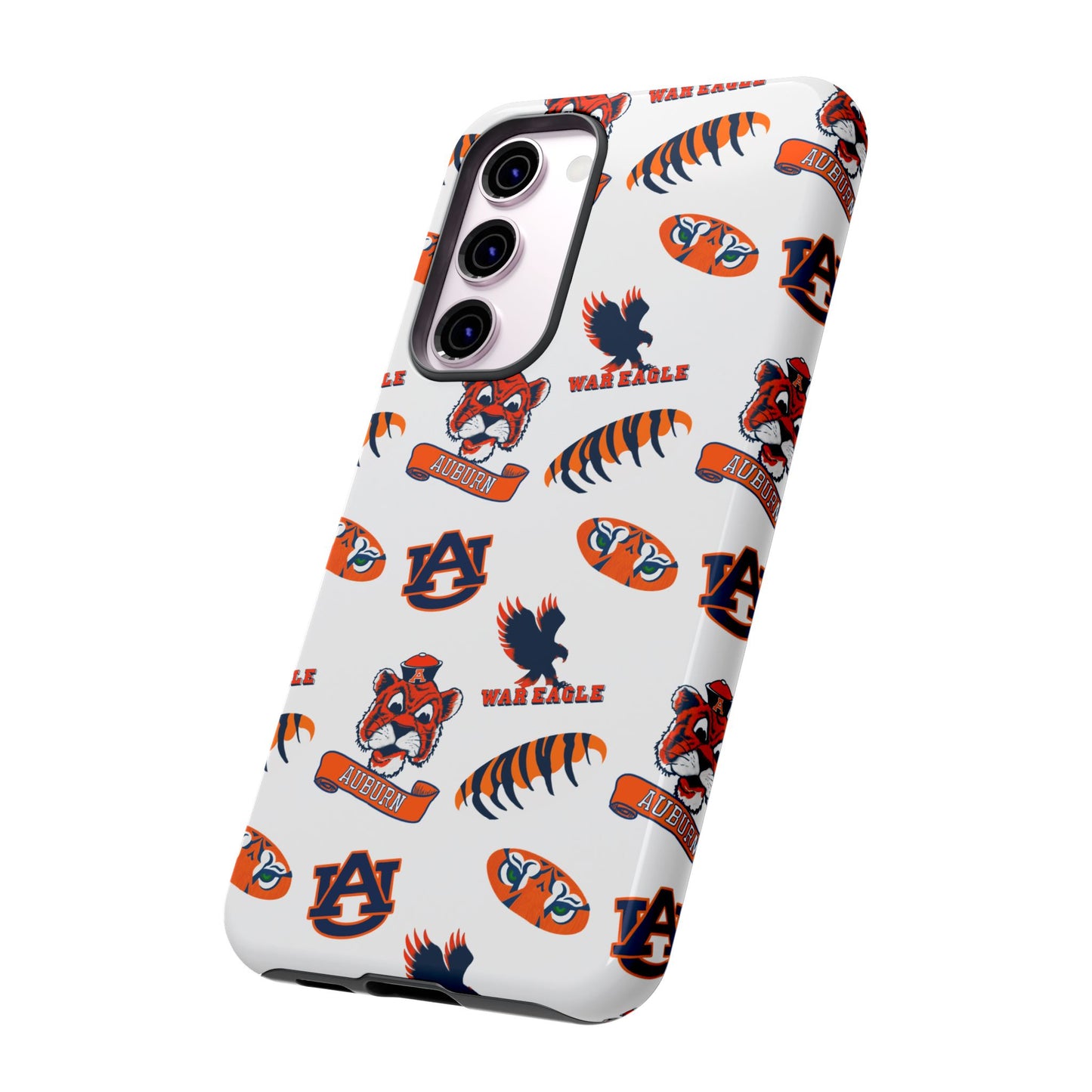 Auburn Fan Phone Case, Sports Team Accessory, Gift for Auburn Fans, Durable Cover, College Game Day