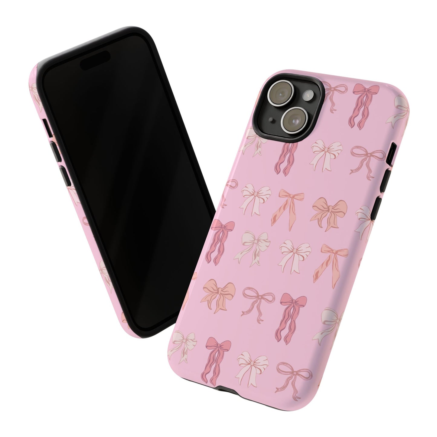 Cute Phone Case with Bow Design | Pink Aesthetic | Gifts for Her, Birthday Present, Trendy Phone Accessories, Fashionable Tech Cover