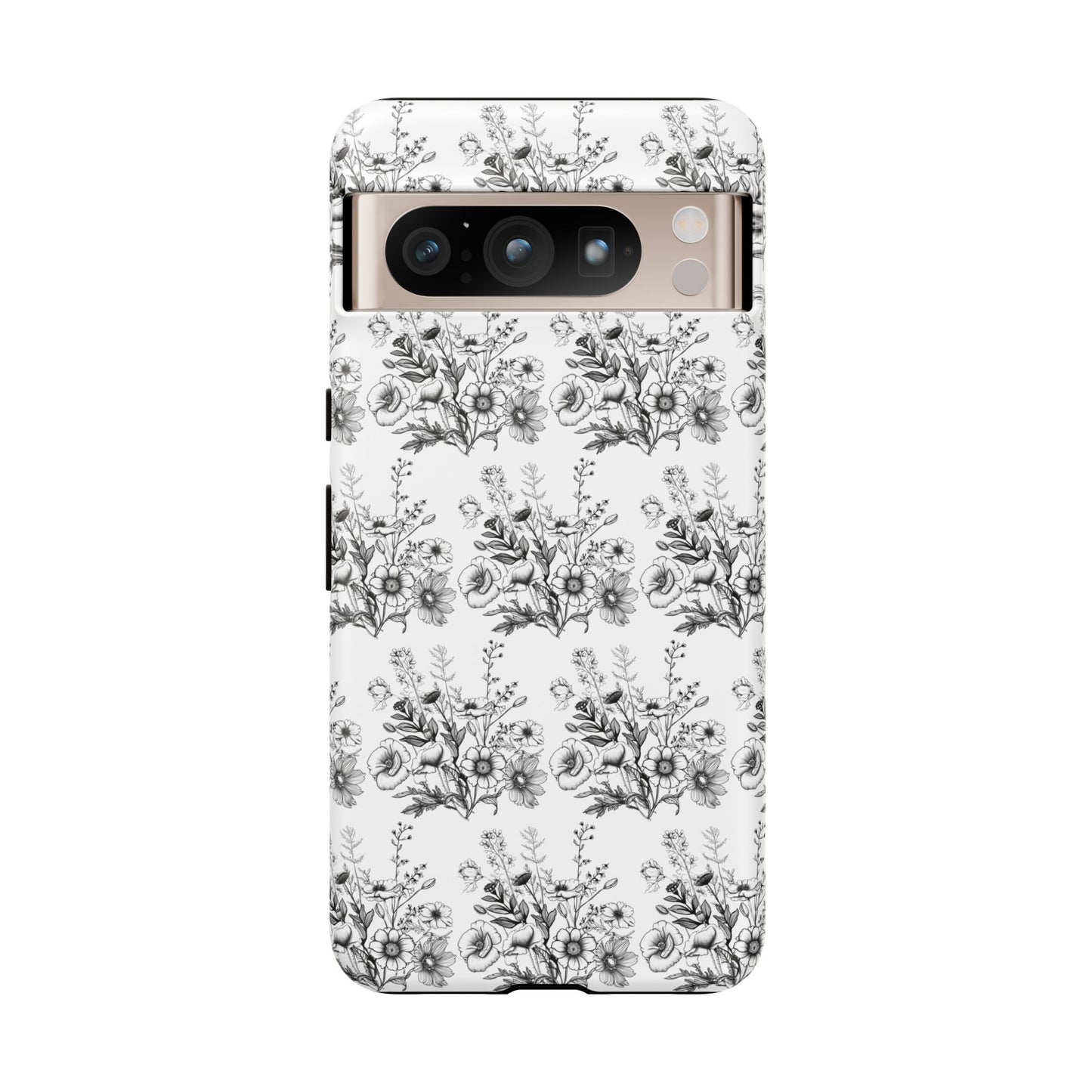 Floral Phone Case, Tough Cases with Elegant Black and White Design, Protective Cover for Fashion Lovers, Unique Gift for All [...]