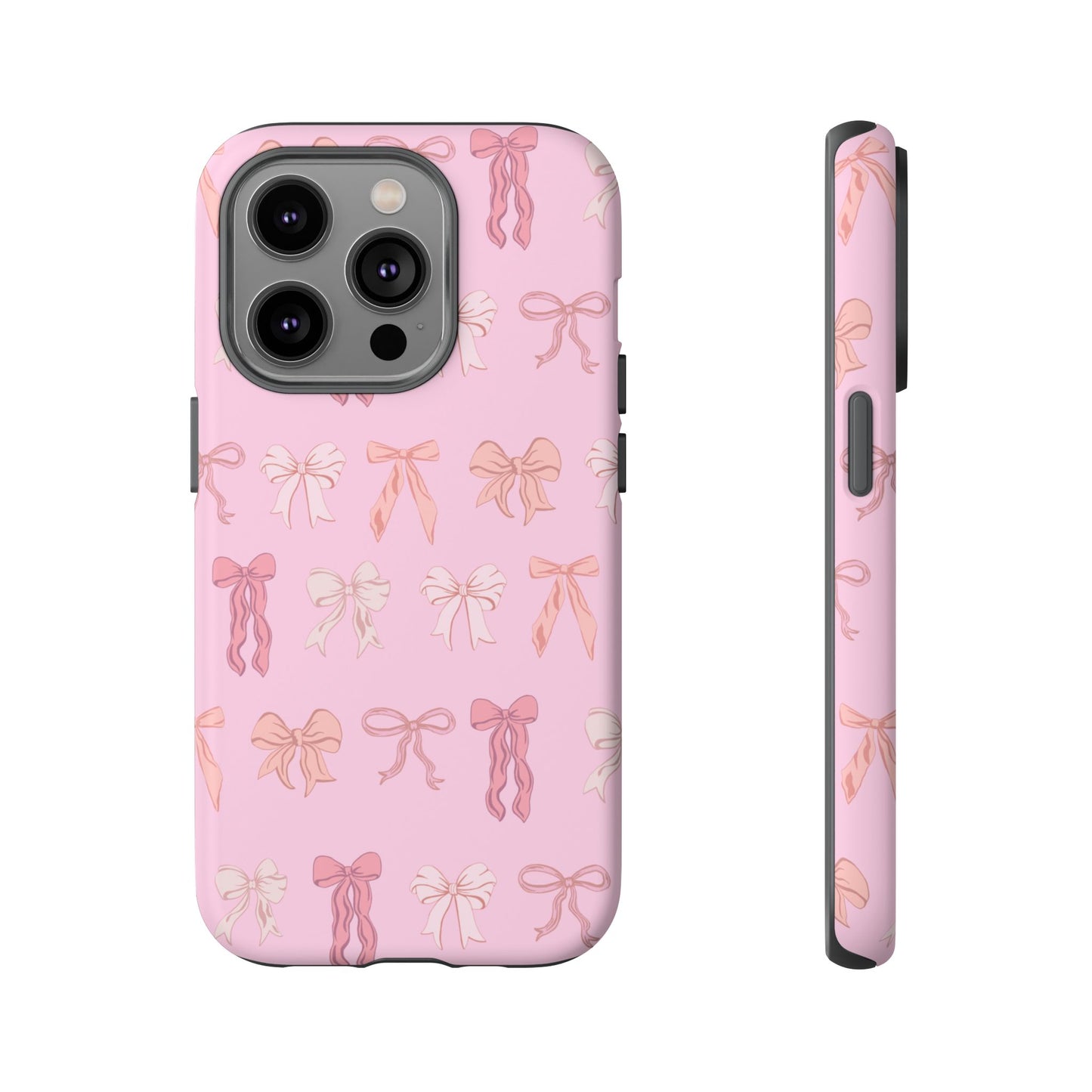 Cute Phone Case with Bow Design | Pink Aesthetic | Gifts for Her, Birthday Present, Trendy Phone Accessories, Fashionable Tech Cover