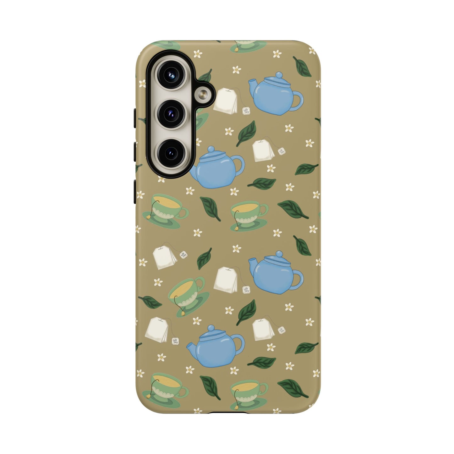 Charming Teacup Phone Case, Cute Phone Cover, Gift for Tea Lovers, Vintage Style Case, Birthday Present, Unique Accessory