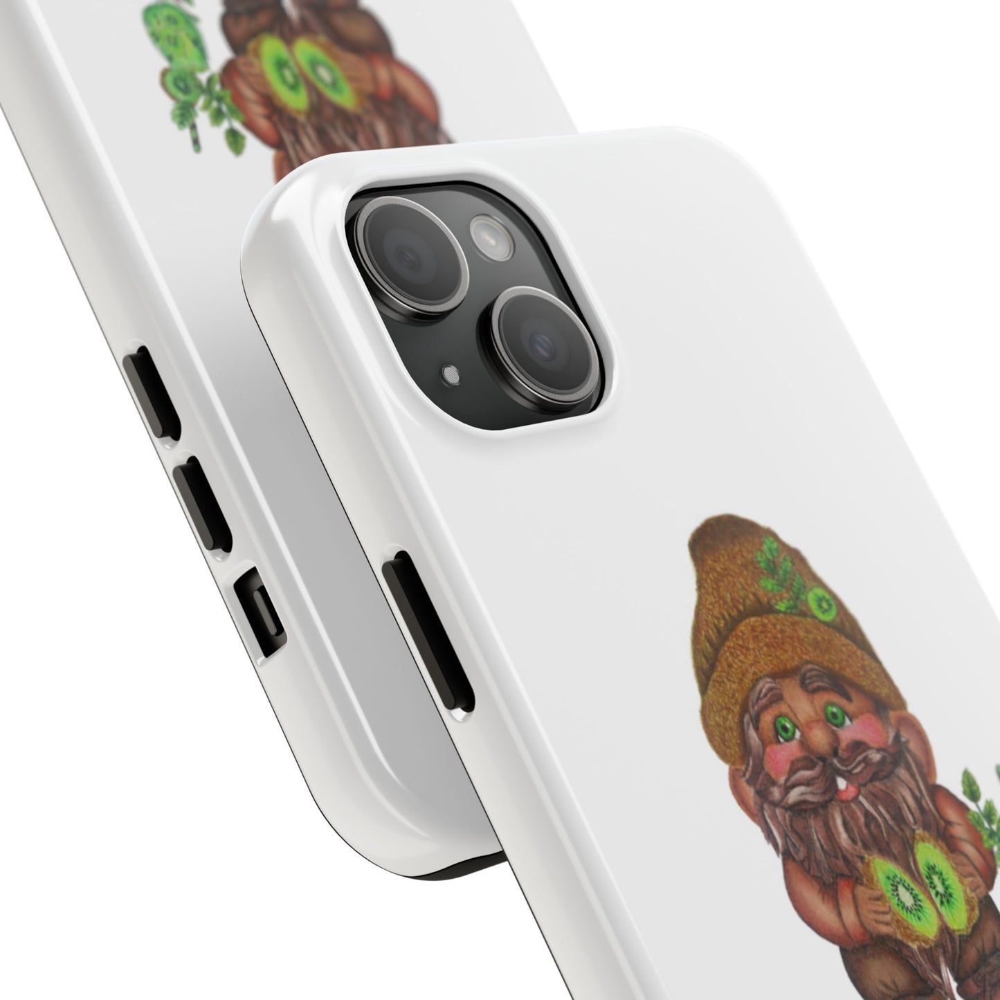 Funny Kiwi Gnome Phone Cases, Phone Covers for Gnome Lovers, Cute Gift for Gardeners, Unique Tech Accessories, Holiday Gifts