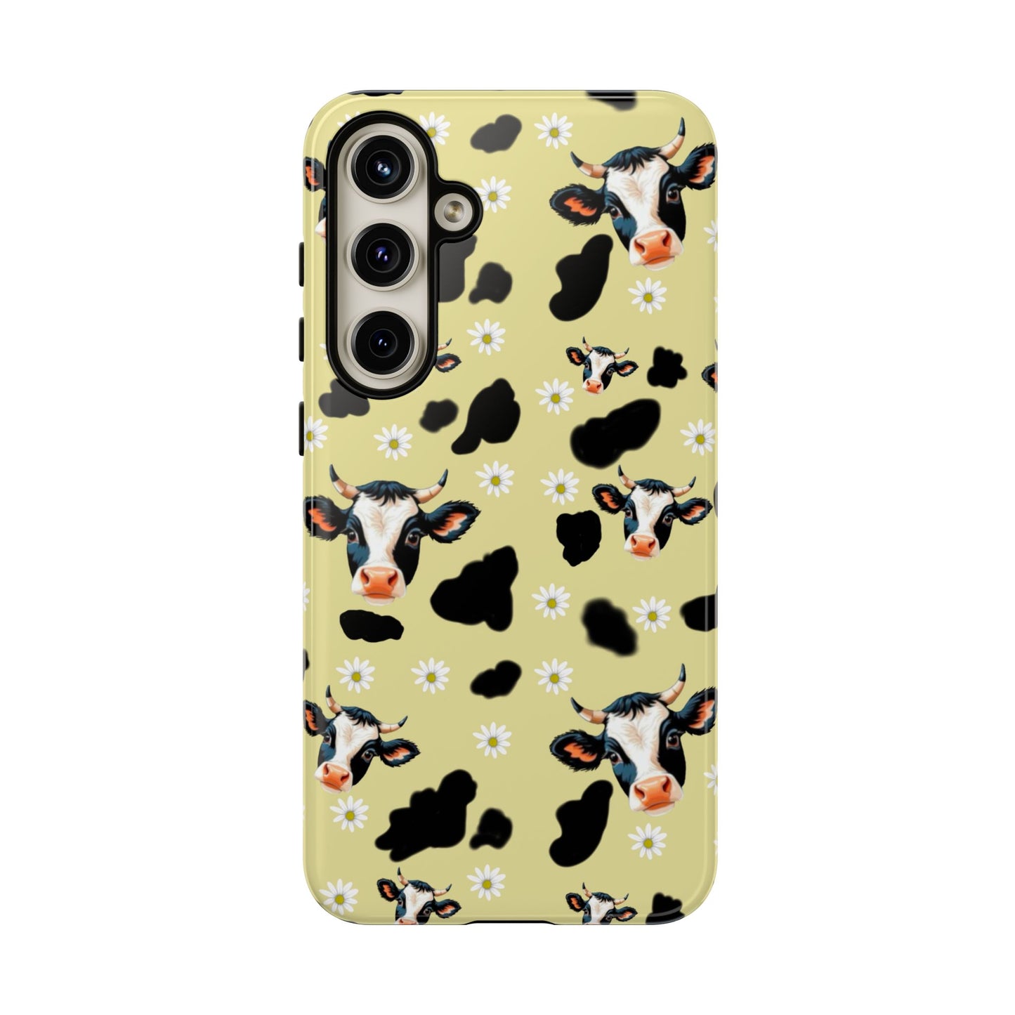 Cow Print Phone Case - Cute Protection for Animal Lovers, Gift for Farmhouse Decor, Cheerful Cow Design