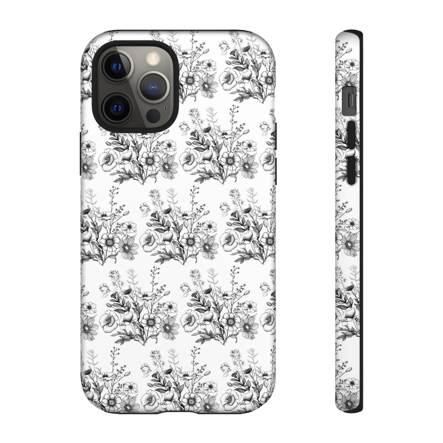 Floral Phone Case, Tough Cases with Elegant Black and White Design, Protective Cover for Fashion Lovers, Unique Gift for All [...]