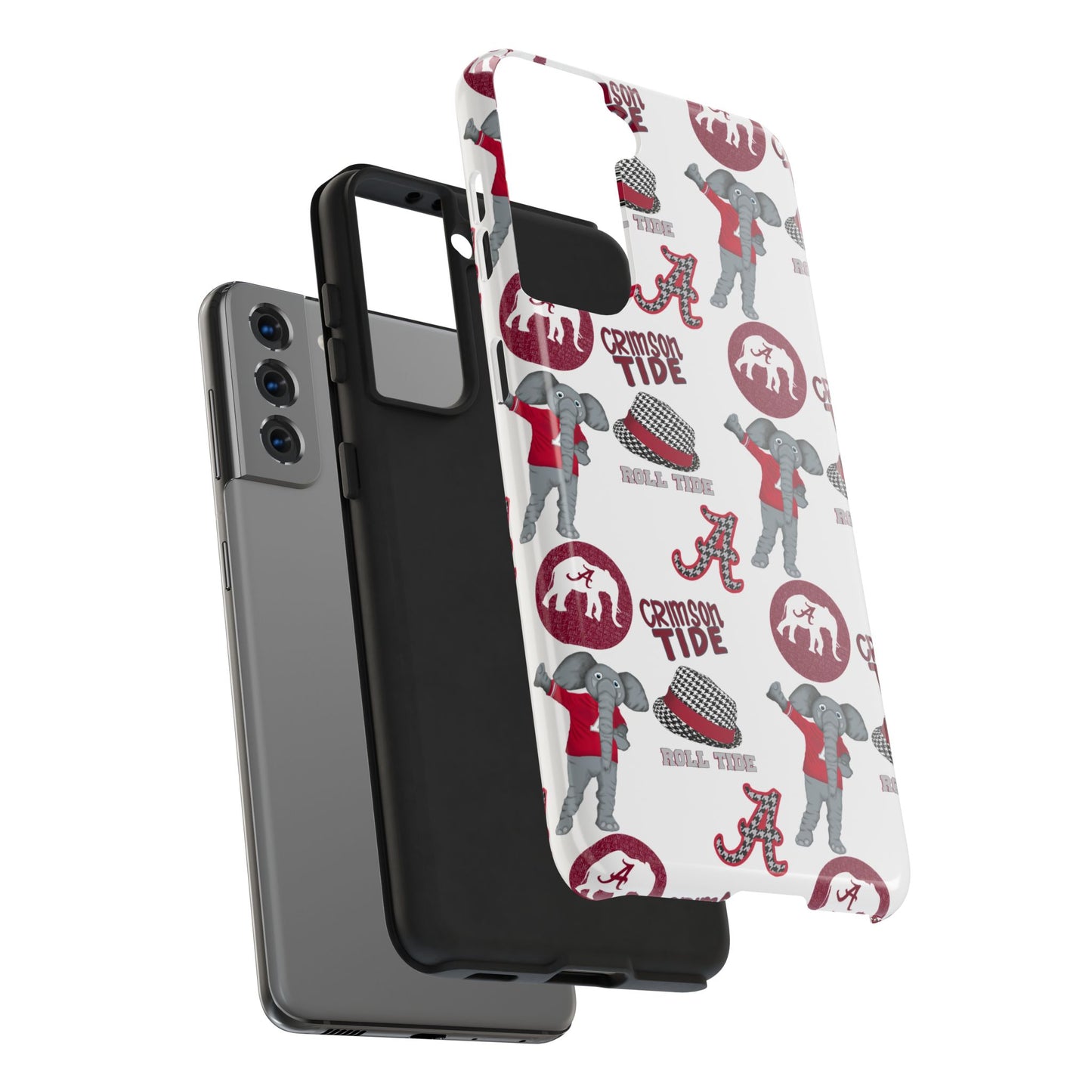 Alabama Crimson Tide Phone Case - Tough, Durable, Elephant Design, Sports Fan Accessories, College Team Gift, Graduation Presents
