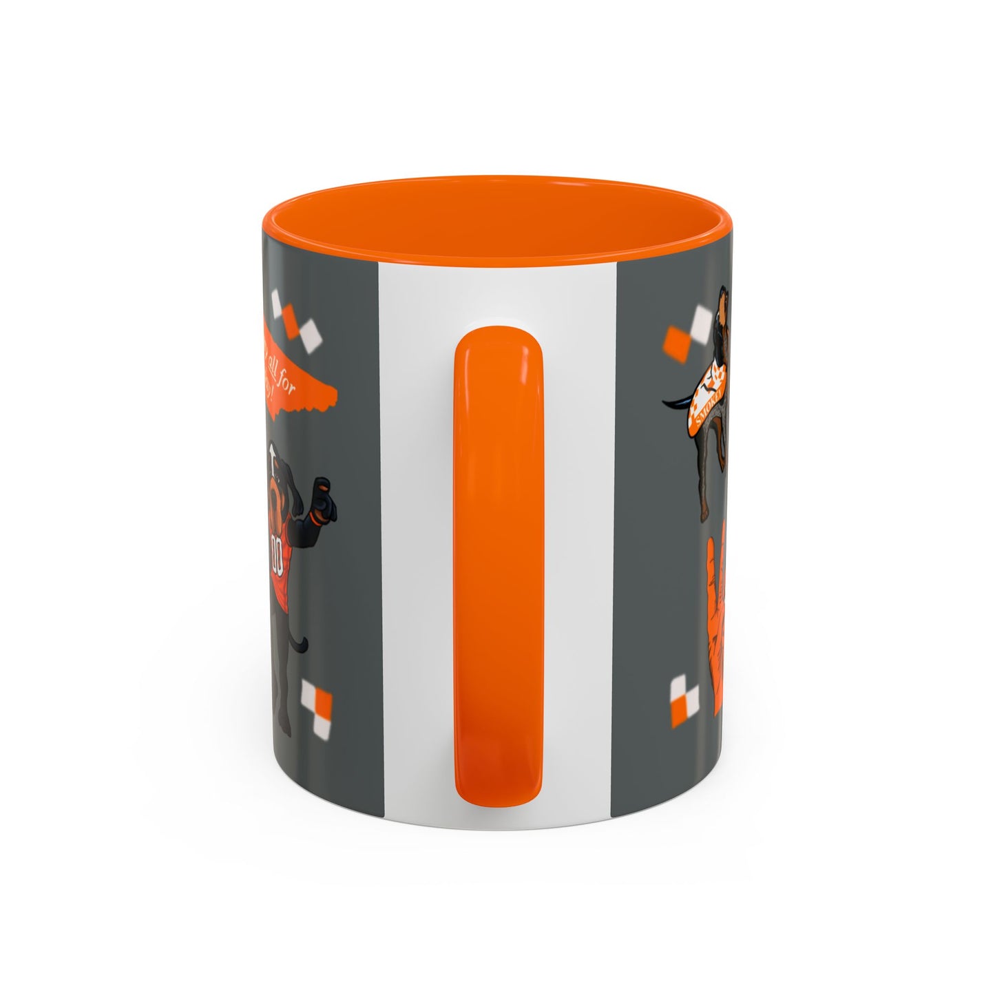 Tennessee Spirit Coffee Mug, Perfect for Gameday, College Student Gift, Unique Drinkware, Sports Fan Mug, Show Your Team Pride